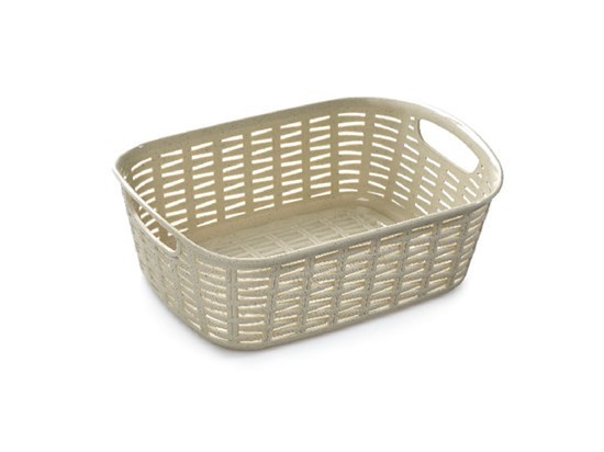 Rattan Desenli Sepet-(26,5X20X9,5 Cm)-3 L - 31410