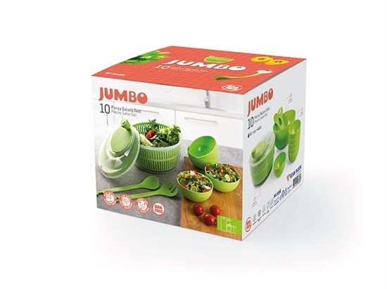 Jumbo Salata Set-Tolor Kutu Paketli 1 Pc X M-123+1 Pc X M-11 - 31627