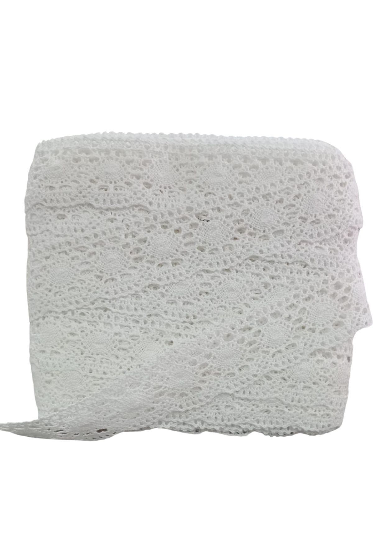 ANKAVERSE® 5 cm eninde badem model beyaz kopanaki dantel detayı