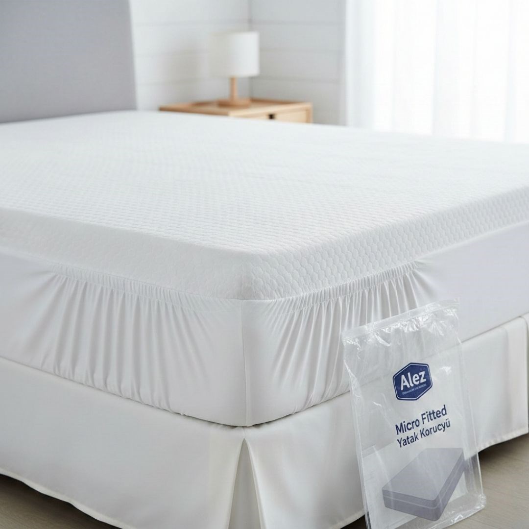 Alez Pamuklu Fitted Yatak Koruyucu 100*200 cm