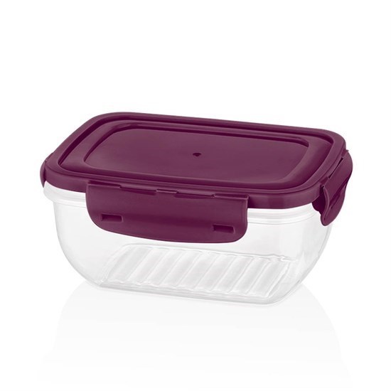 Cook&Lock Renkli Kapak Dikdörtgen Saklama Kabı 2300 Ml-12152