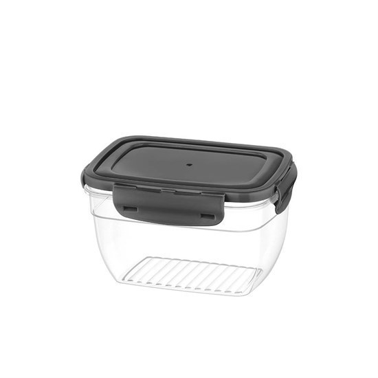 Cook&Lock Renkli Kapak Dikdörtgen Derin Saklama Kabı 1850 Ml-12203