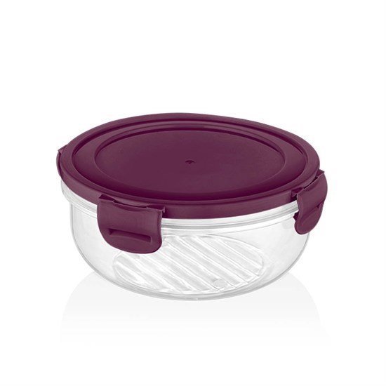 Cook&Lock Renkli Kapak Yuvarlak Saklama Kabı 2250 Ml-12166