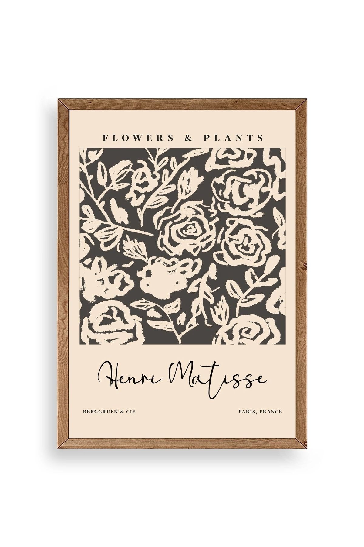 Henri Matisse Ahşap Çerçeveli Tablo 50 x 70