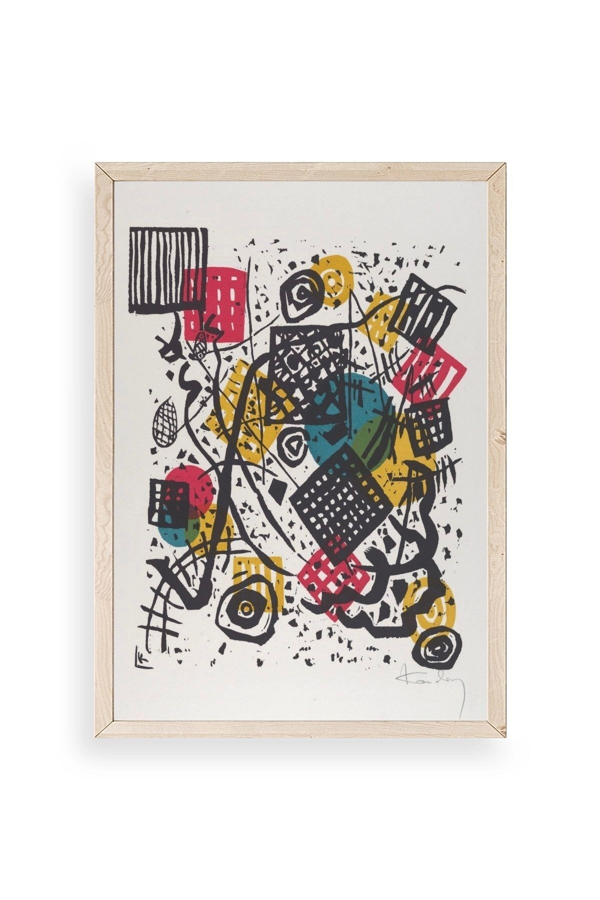 Welten Ahşap Çerçeveli Tablo 30 x 42