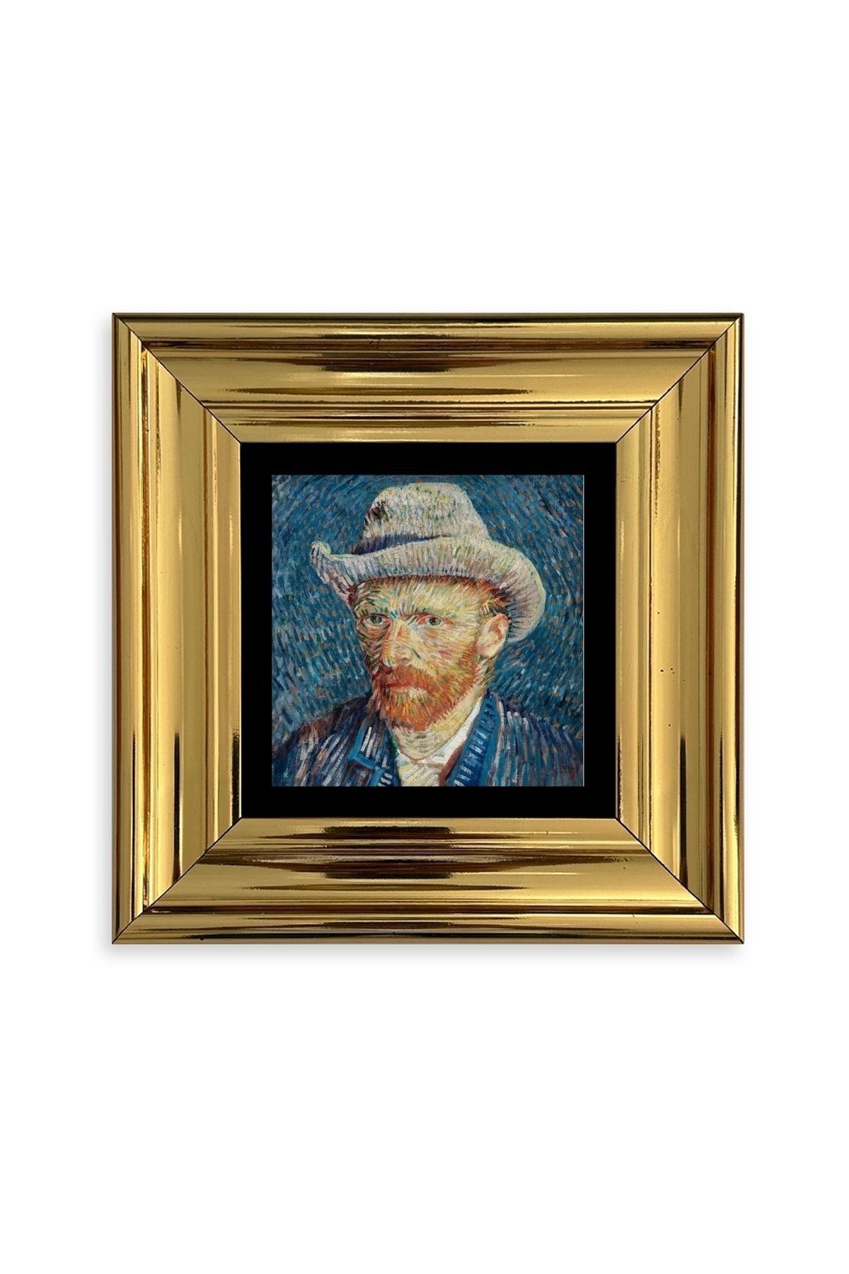 Van Gogh Çerçeveli Taş Tablo 20 cm