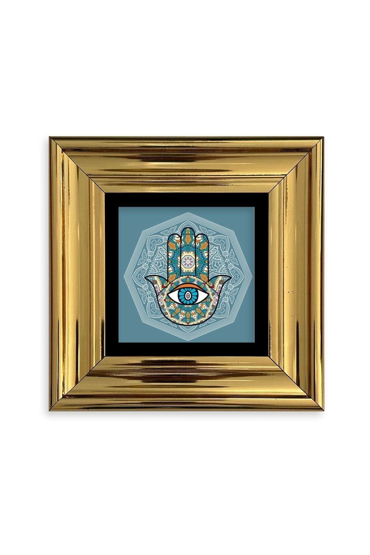 Fatma Ana Eli Çerçeveli Taş Tablo 20 cm