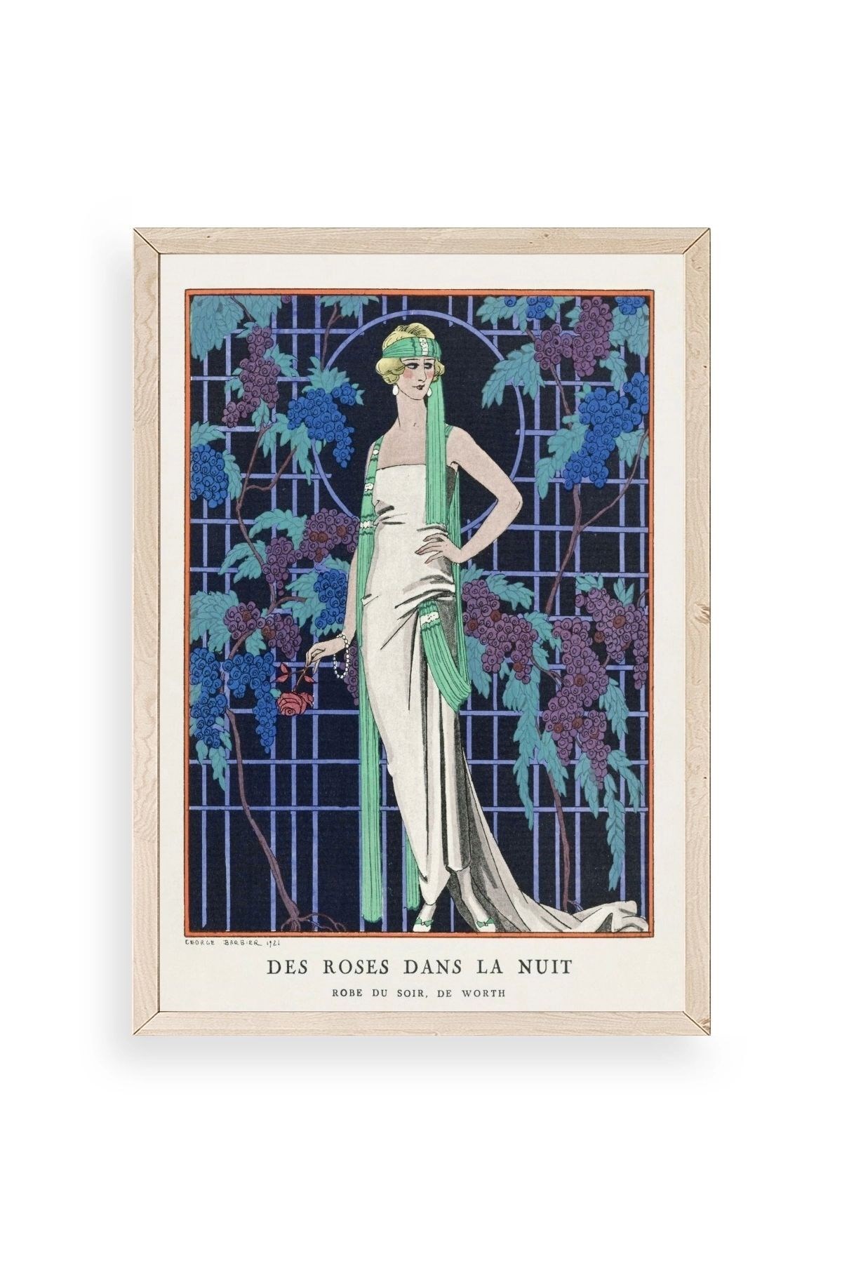 George Barber Ahşap Çerçeveli Tablo 30 x 42