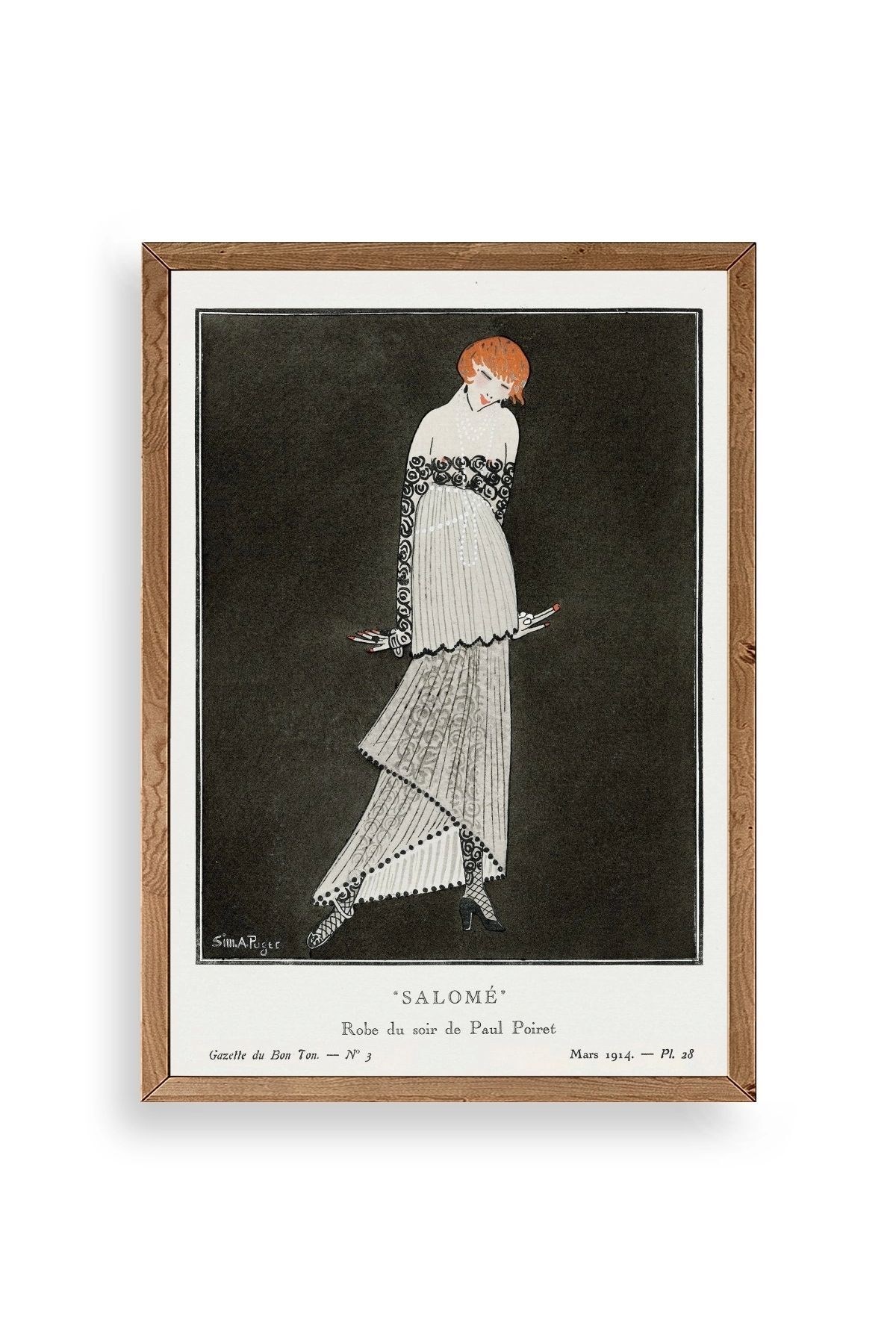 Bon Ton Ahşap Çerçeveli Tablo 23 x 30