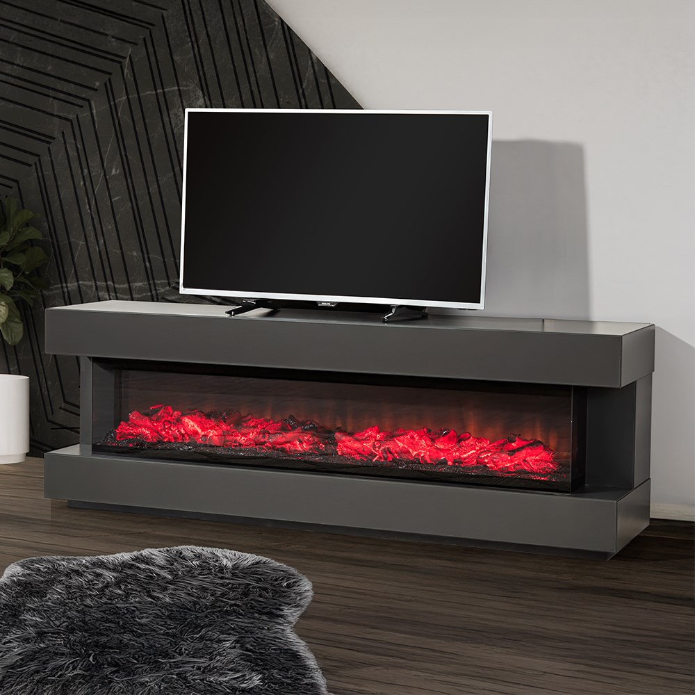 CVC WOOD Trendo TV Ünitesi – 180 cm – Bluetooth Ses Sistemli & Kumandalı – 5 Renk Seçeneği