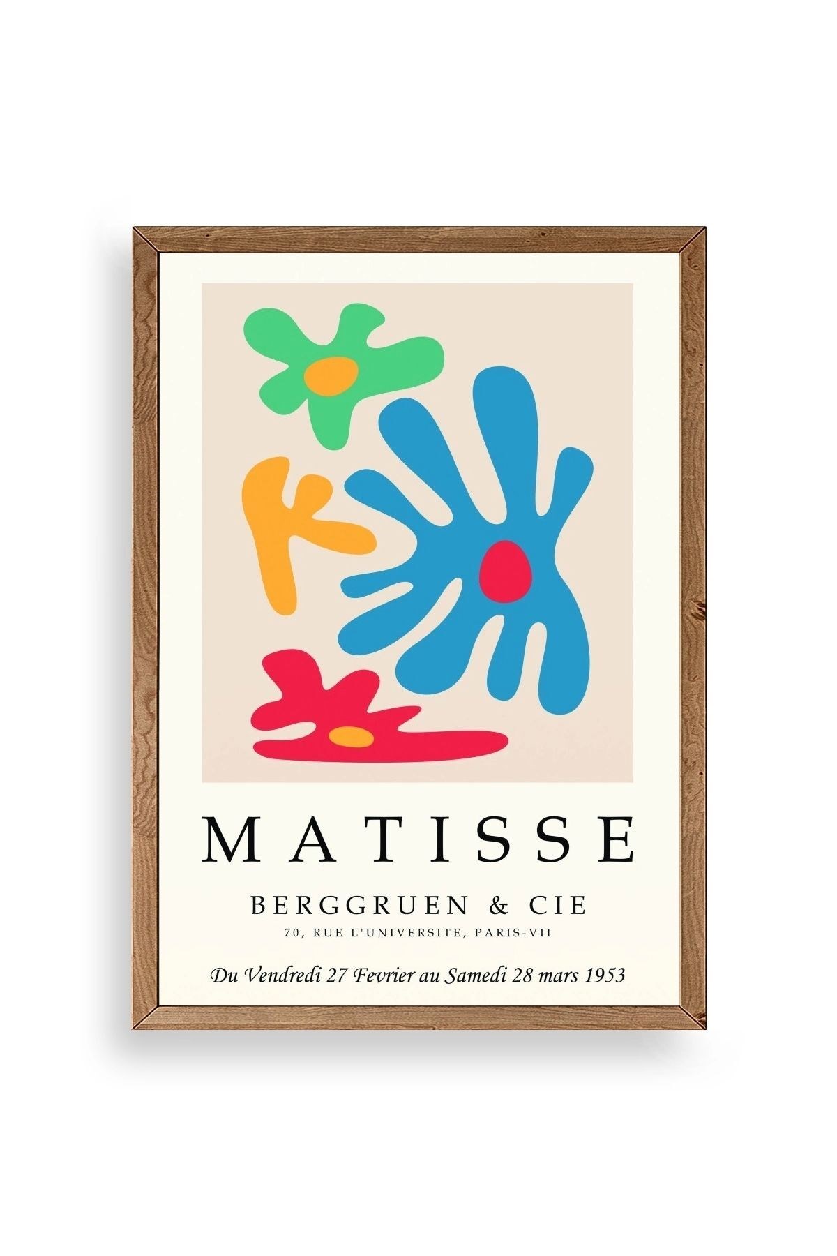 Fransız Ahşap Çerçeveli Tablo 23 x 30