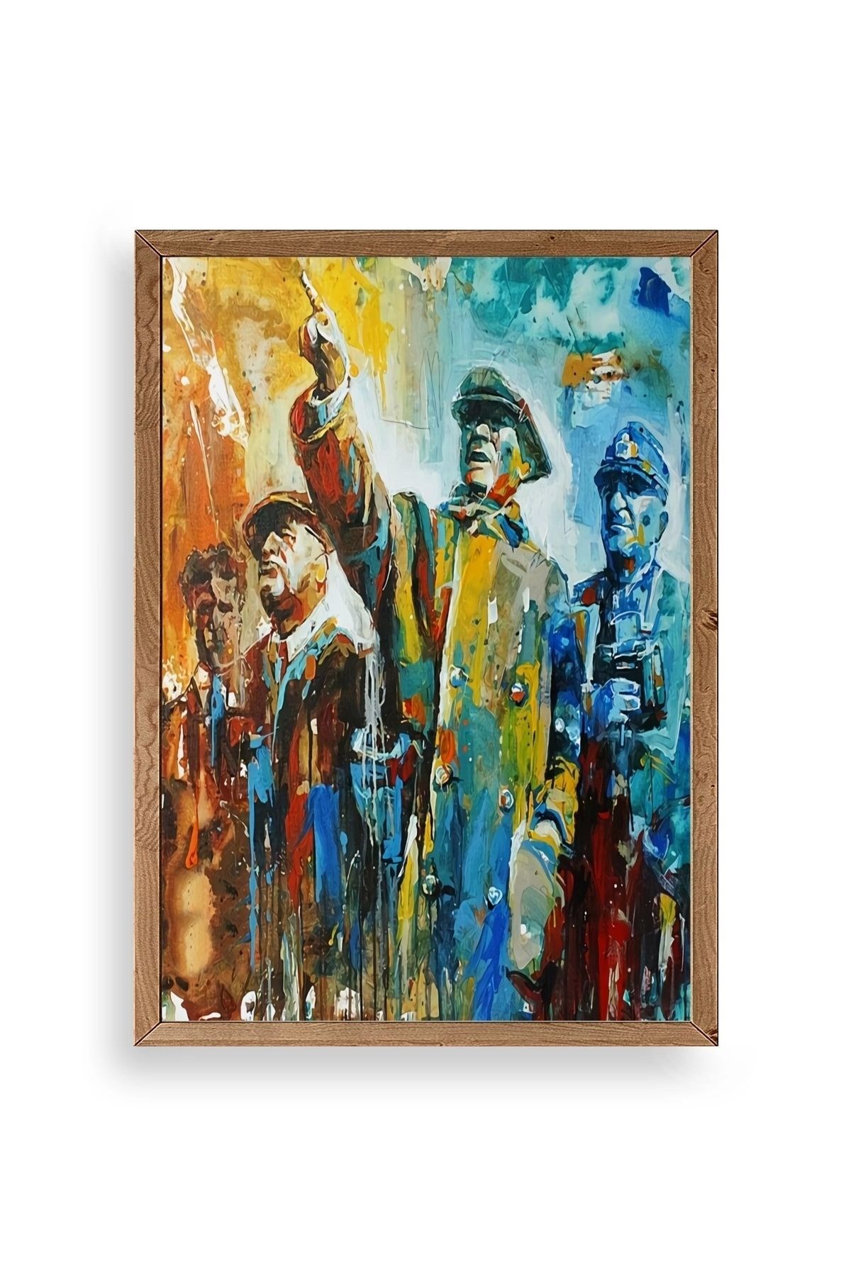 Atatürk Ahşap Çerçeveli Tablo 17 x 23