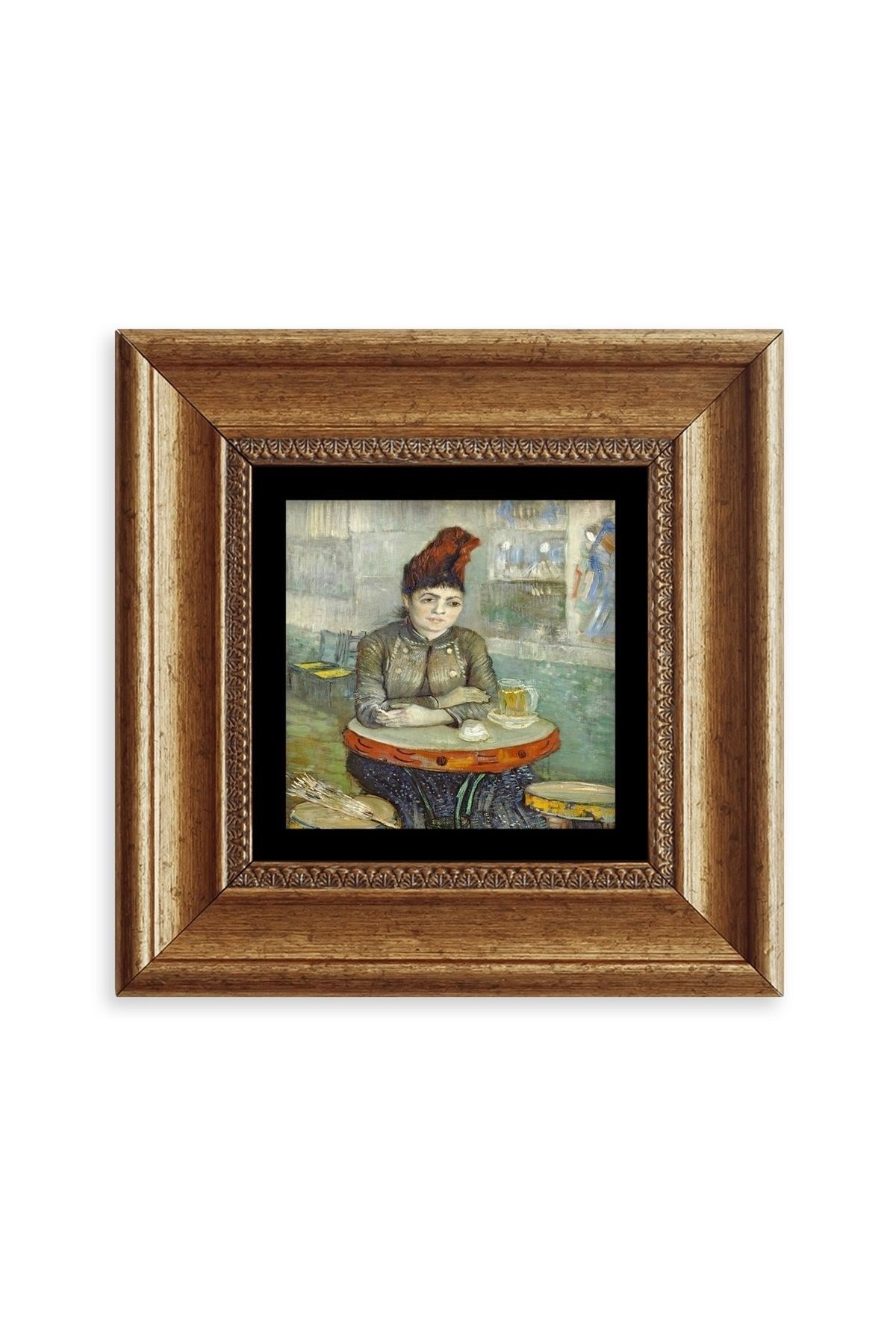 Van Gogh Çerçeveli Taş Tablo 20 cm