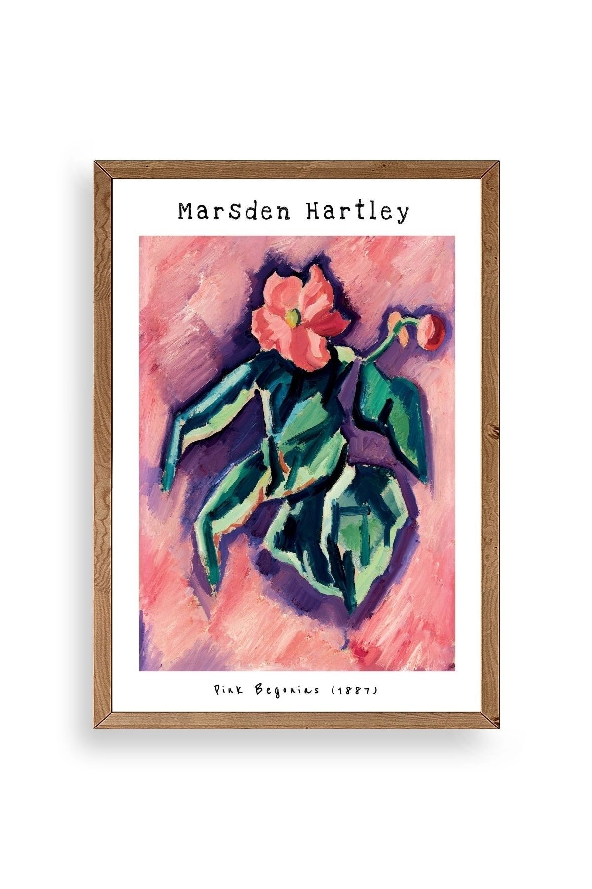 Marsden Hartley Ahşap Çerçeveli Tablo 50 x 70