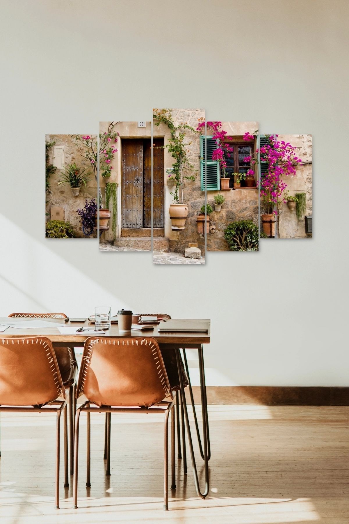 Ev Manzara 5 Parçalı Mdf Tablo 60 x 100