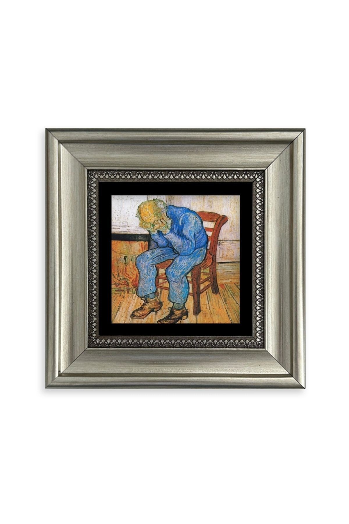 Van Gogh Çerçeveli Taş Tablo 20 cm