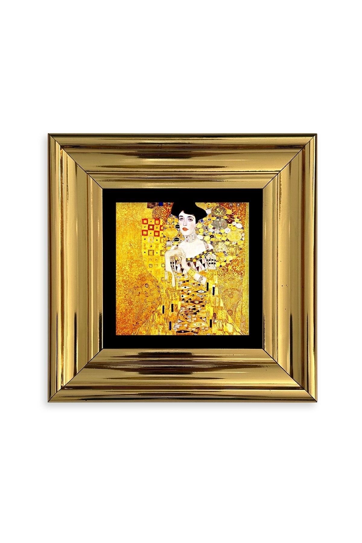 Gustav Klimpt Çerçeveli Taş Tablo 20 cm