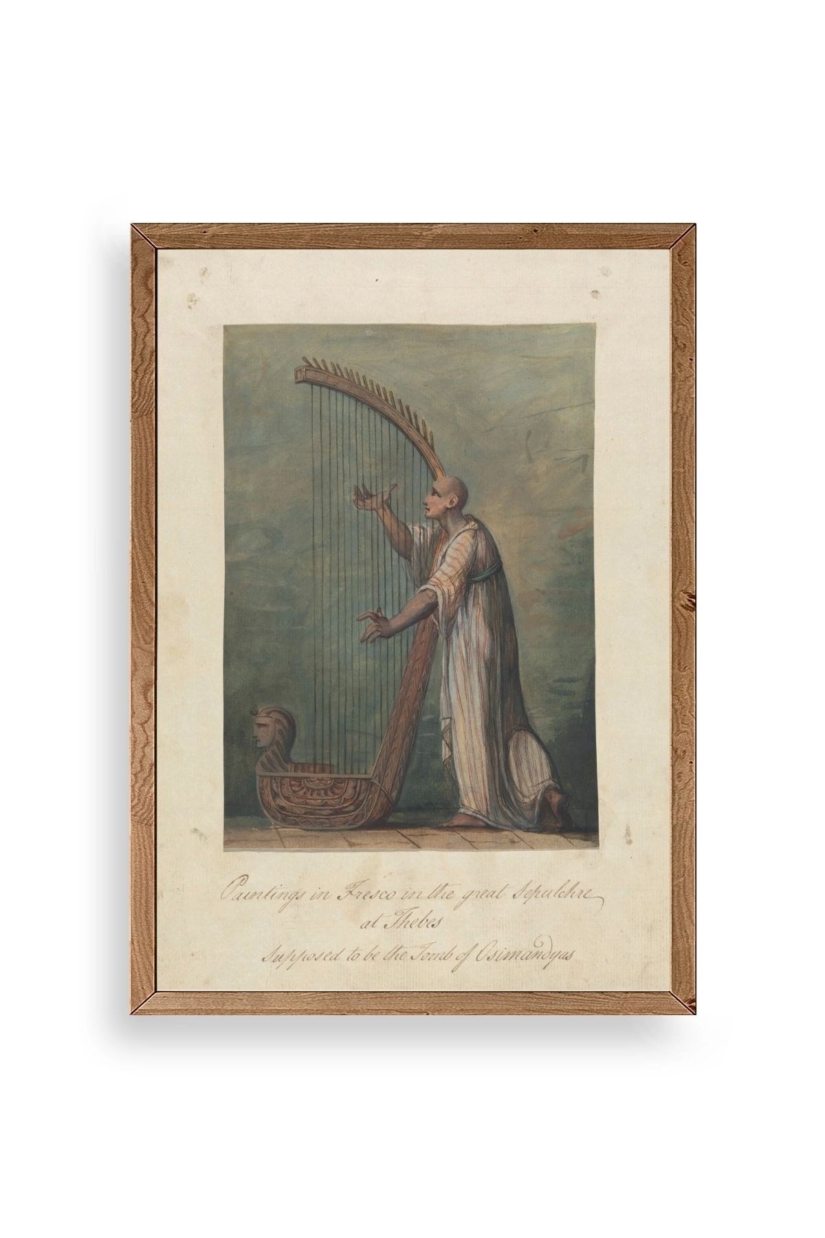 James Bruce Ahşap Çerçeveli Tablo 50 x 70