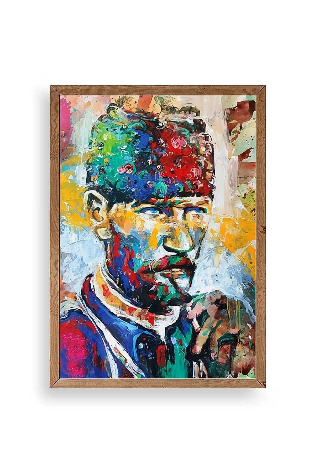 Atatürk Ahşap Çerçeveli Tablo 50 x 70
