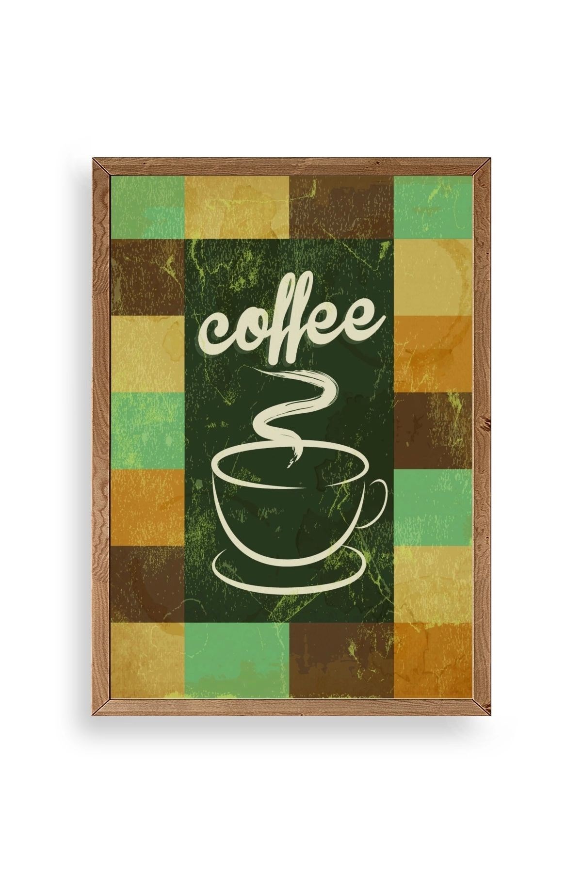Kahve Ahşap Çerçeveli Tablo 17 x 23
