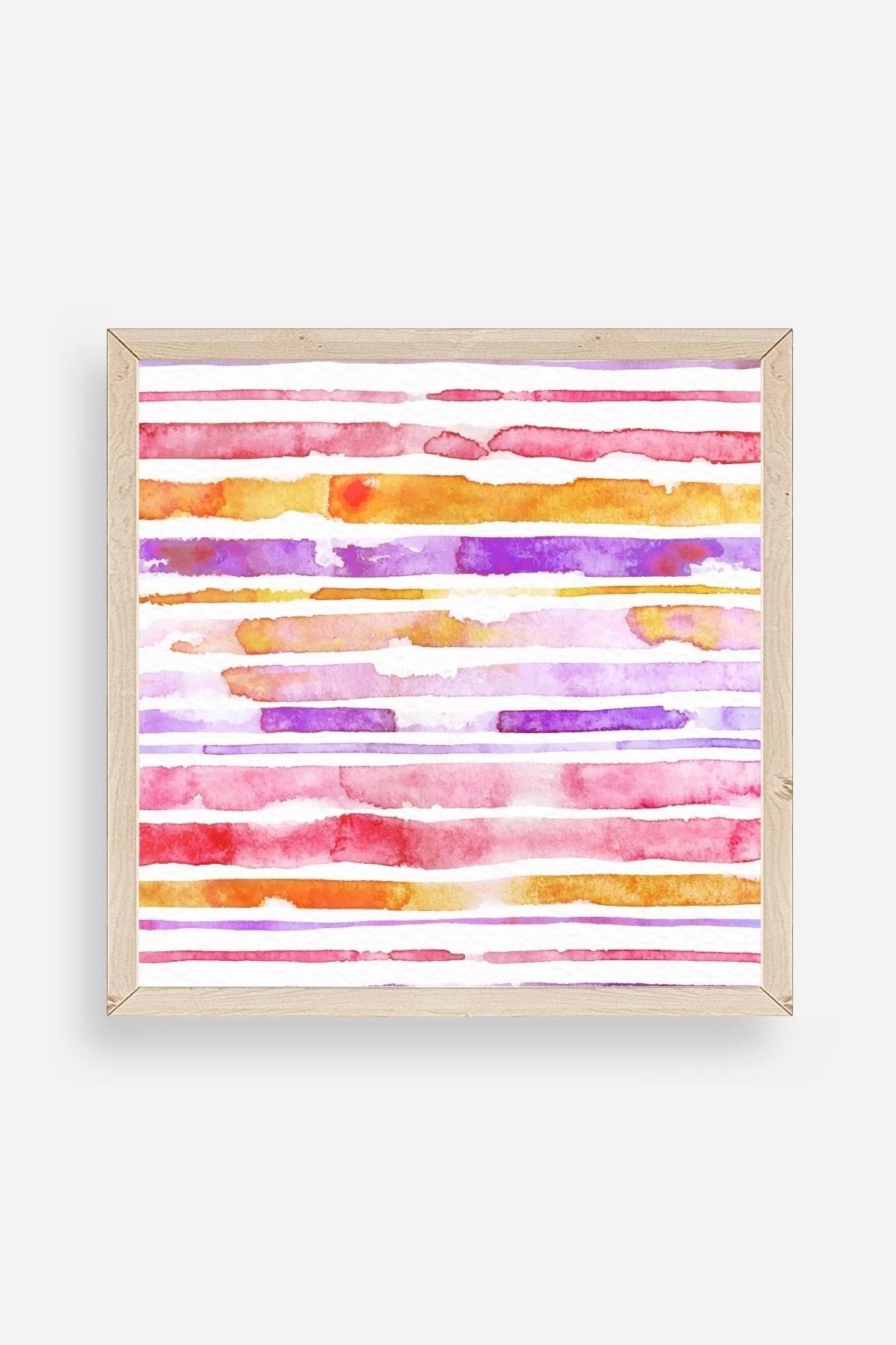 Modern Ahşap Çerçeveli Tablo 23 x 23