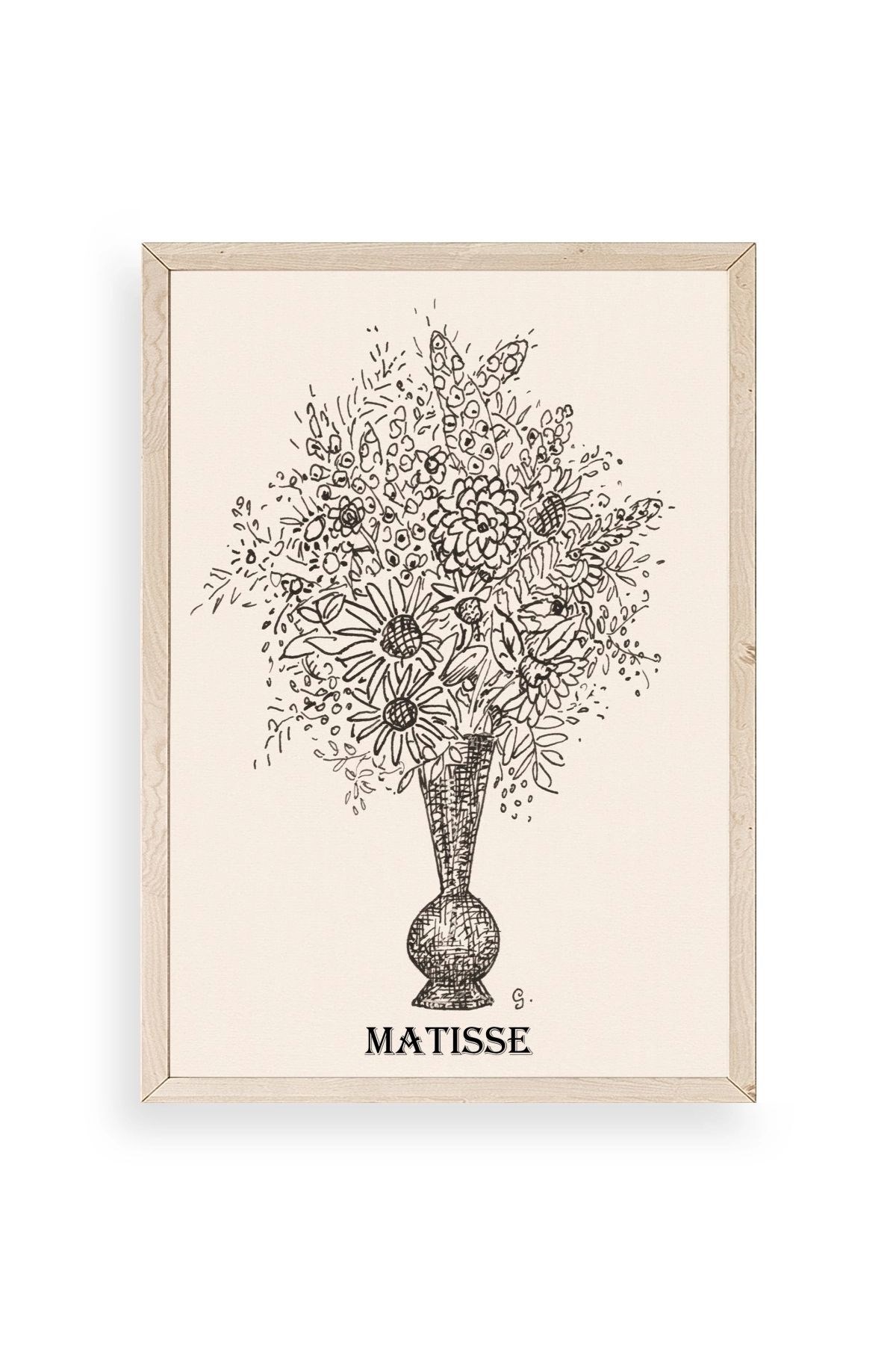 Matisse Ahşap Çerçeveli Tablo 50 x 70