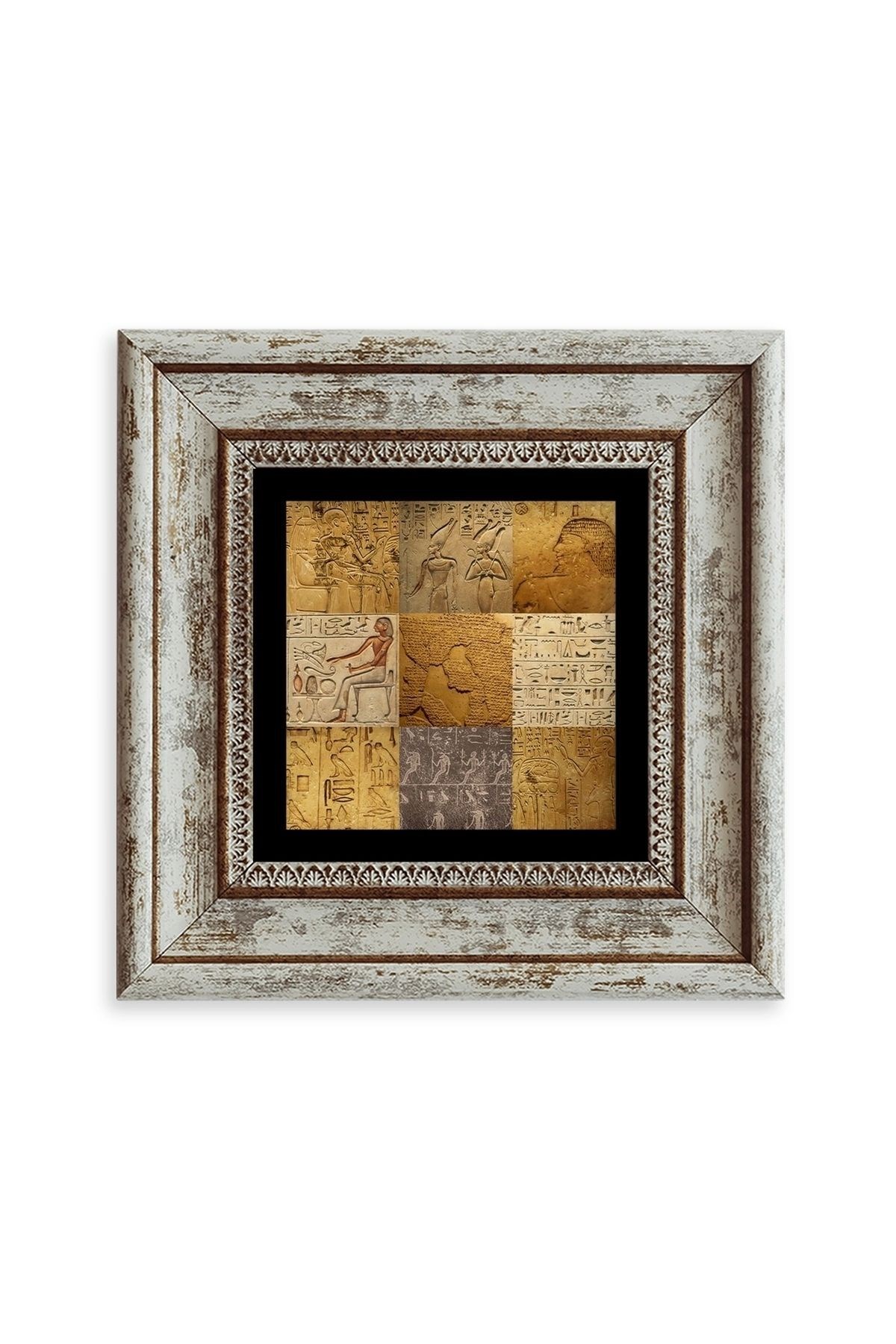 Mozaik Çerçeveli Taş Tablo 20 cm