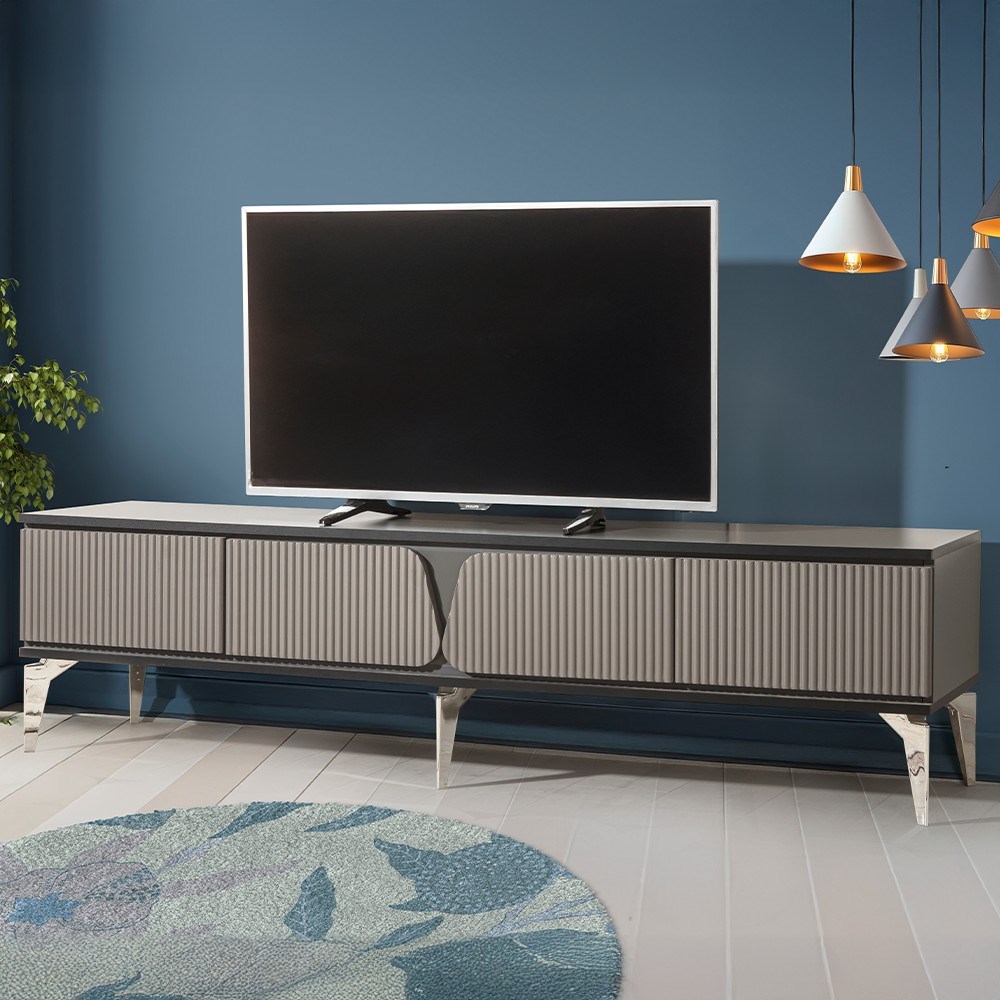 CVC WOOD Blaze TV Ünitesi - 180 cm - 6 Renk Seçeneği - Modern Çekmeceli Tasarım