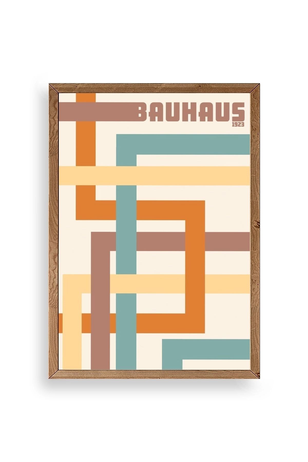 Bauhaus Ahşap Çerçeveli Tablo 17 x 23