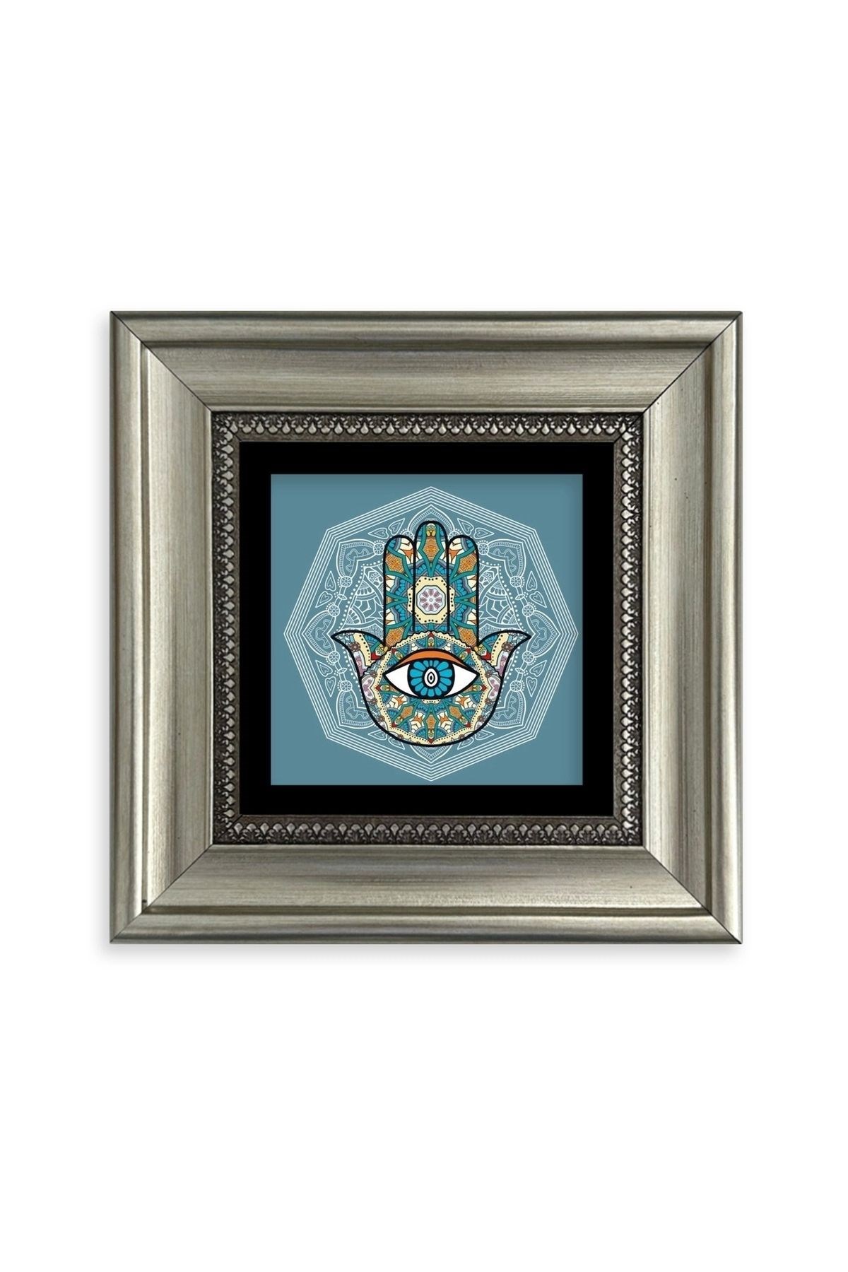 Fatma Ana Eli Çerçeveli Taş Tablo 20 cm