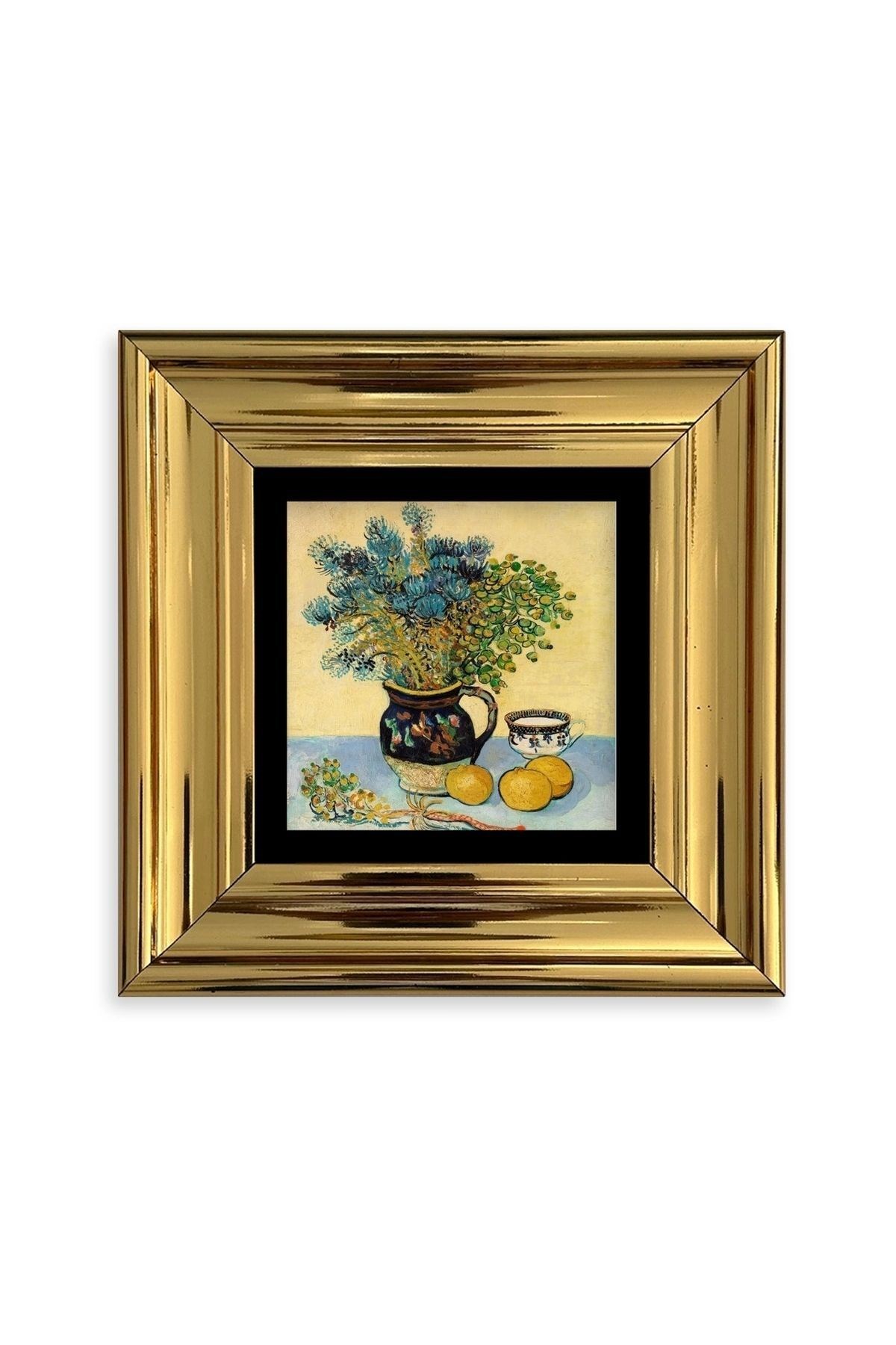 Van Gogh Çerçeveli Taş Tablo 20 cm