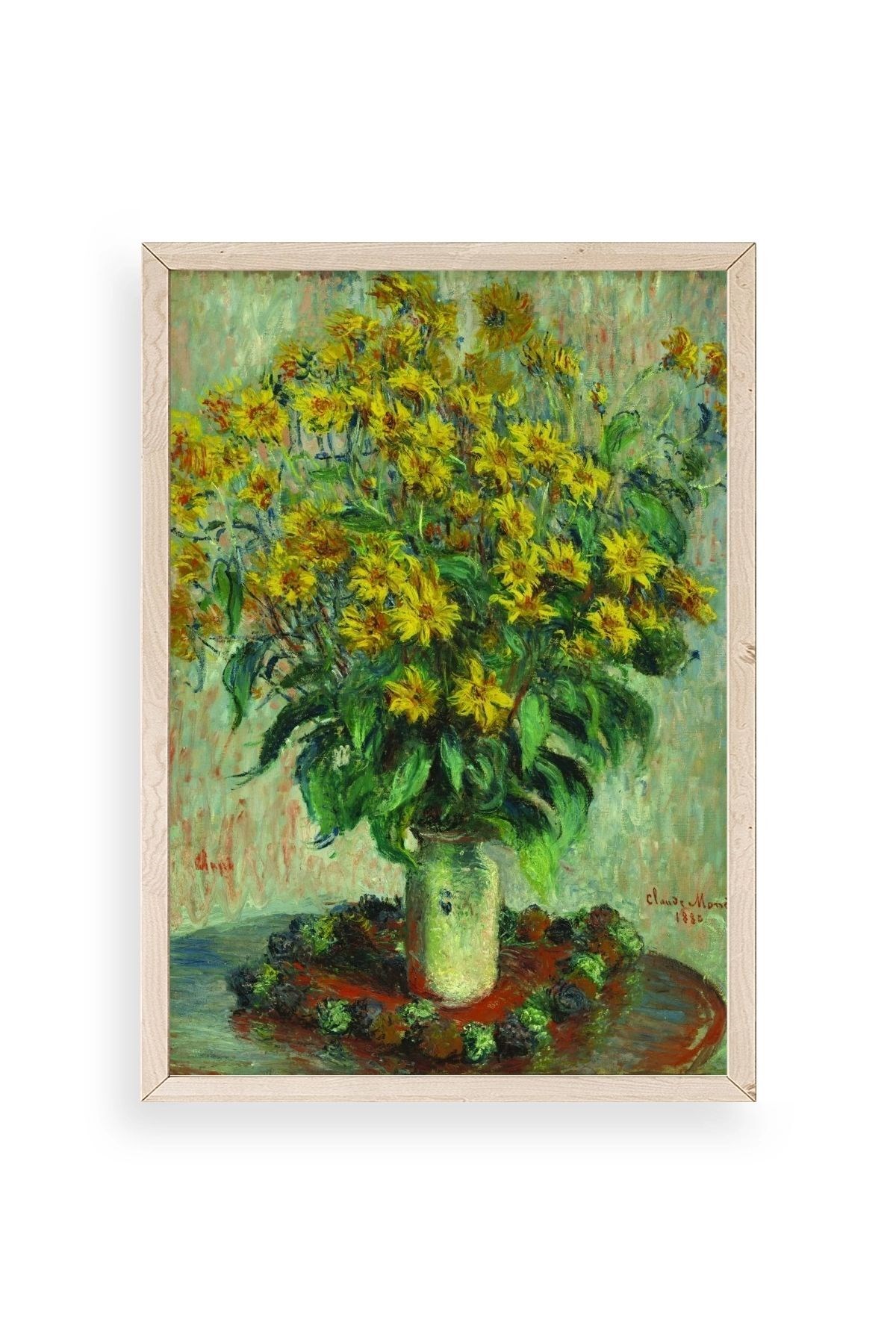 Ağaç Ahşap Çerçeveli Tablo 23 x 30