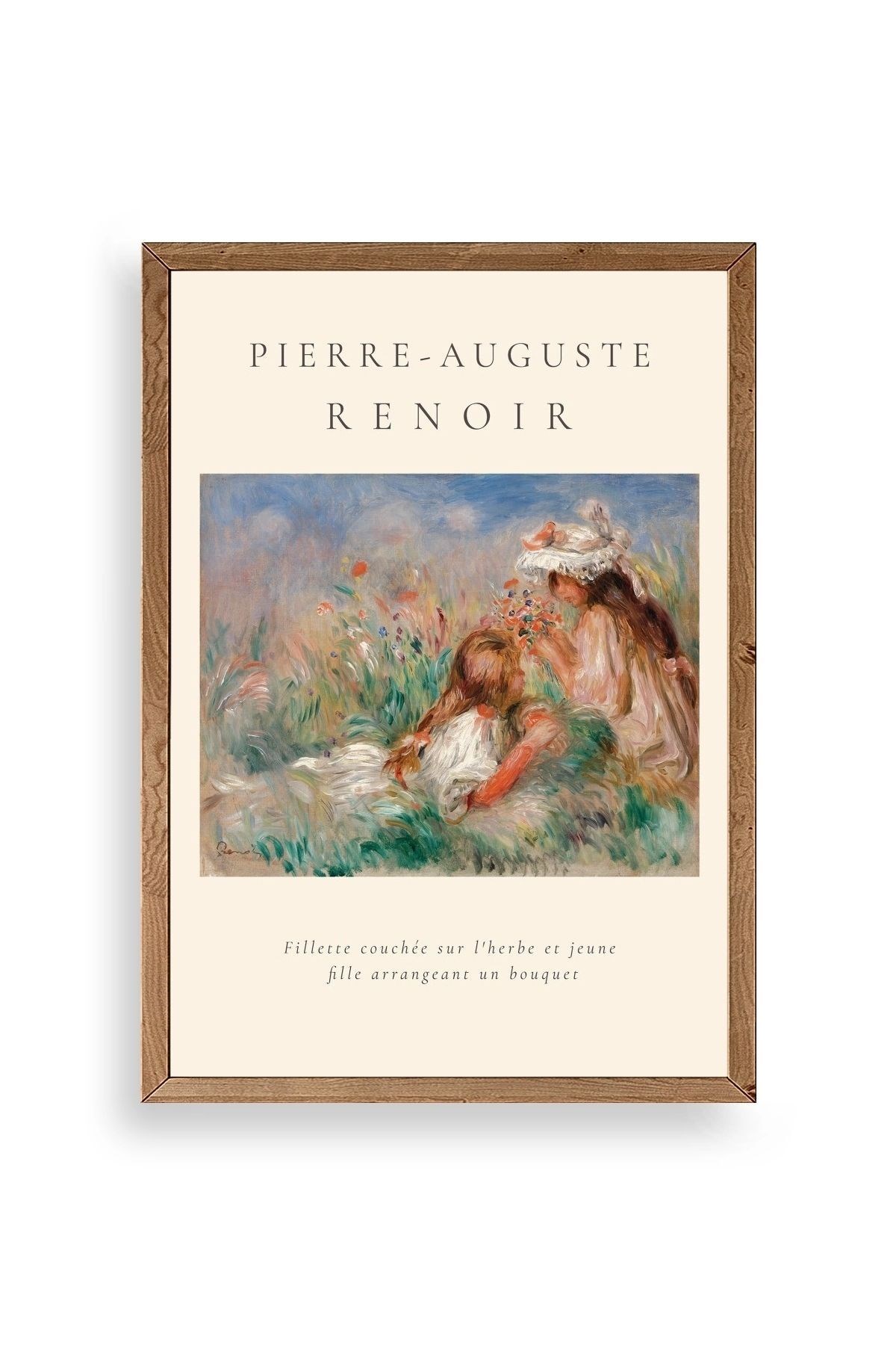 Pierre-Aguste Renoir Ahşap Çerçeveli Tablo 23 x 30