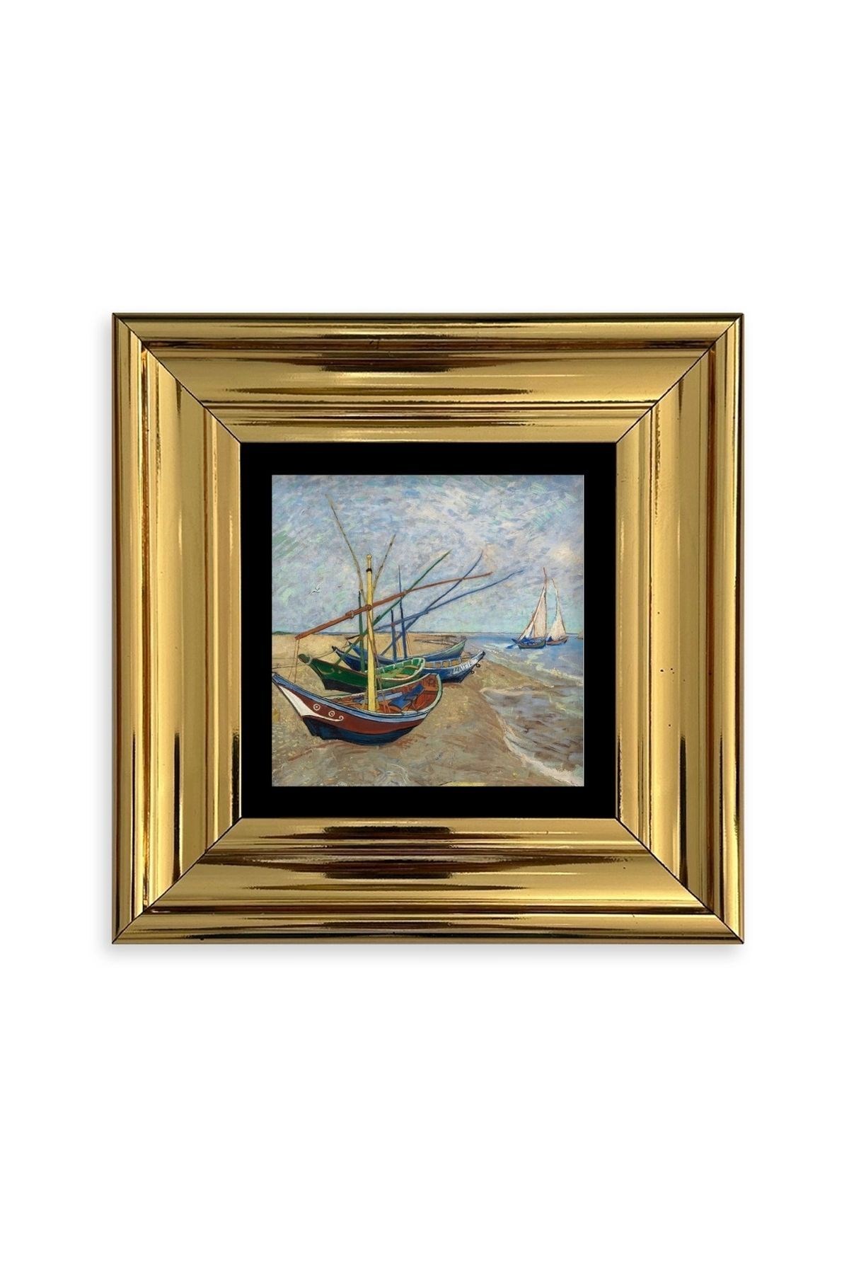 Van Gogh Çerçeveli Taş Tablo 20 cm