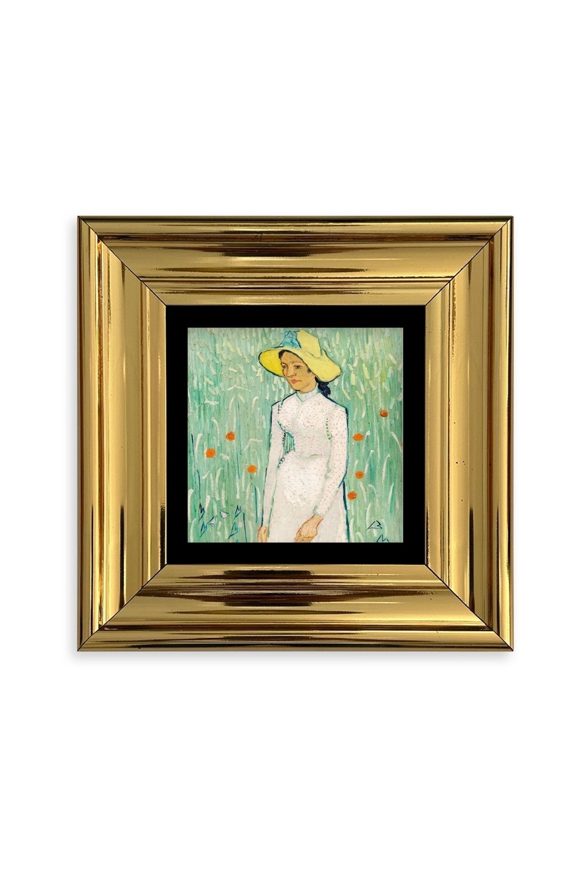 Van Gogh Çerçeveli Taş Tablo 20 cm