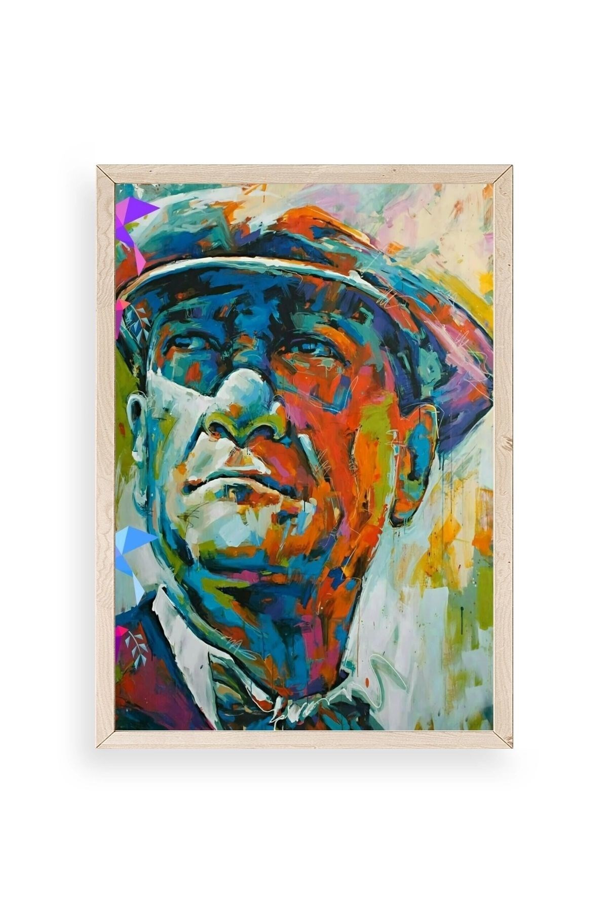 Atatürk Ahşap Çerçeveli Tablo 17 x 23