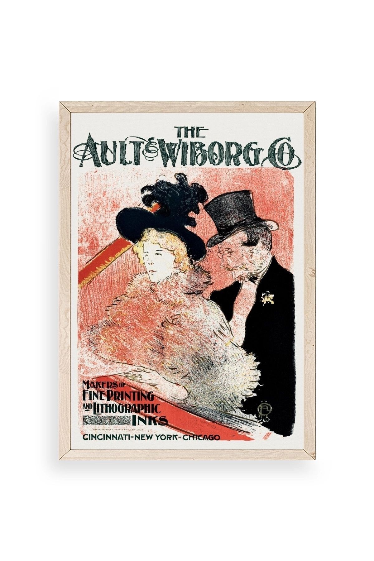 Ault Wiborg Ahşap Çerçeveli Tablo 17 x 23