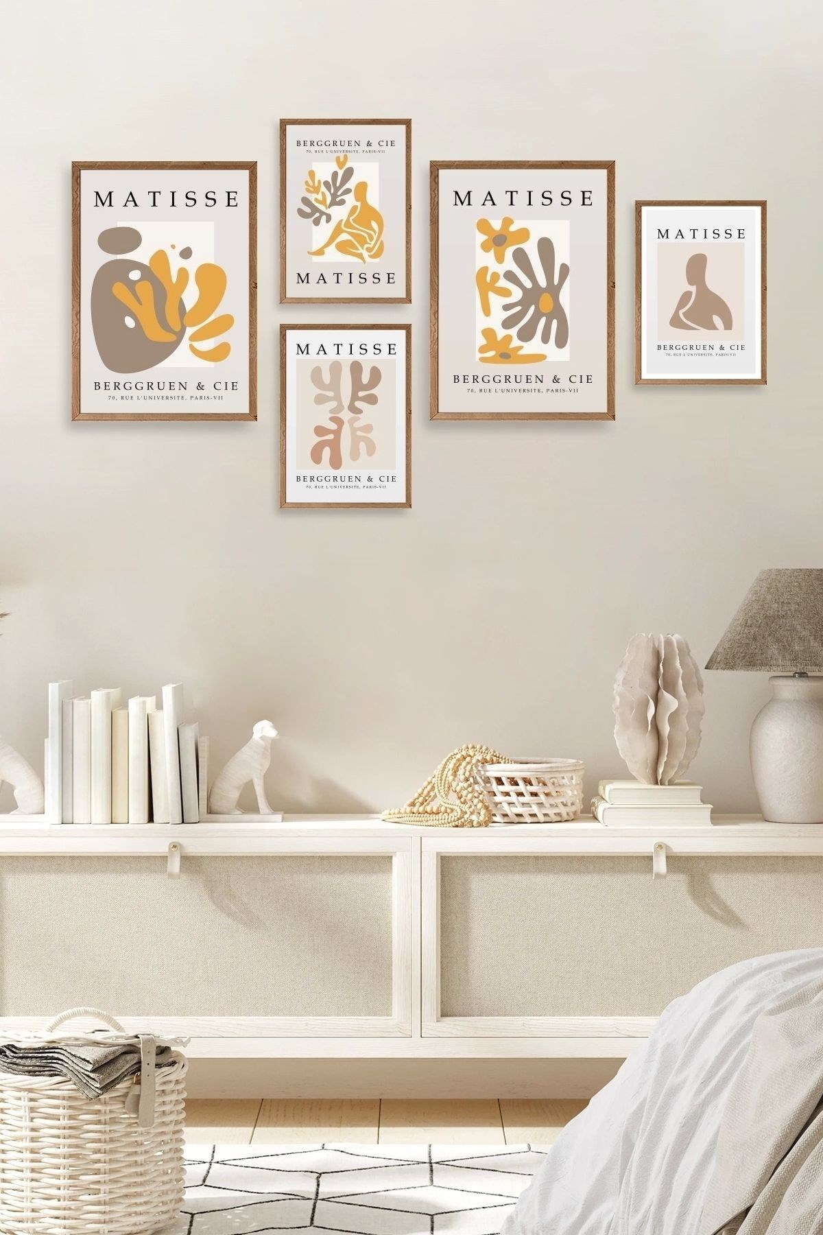 Matisse 5'li Tablo 30 x 40