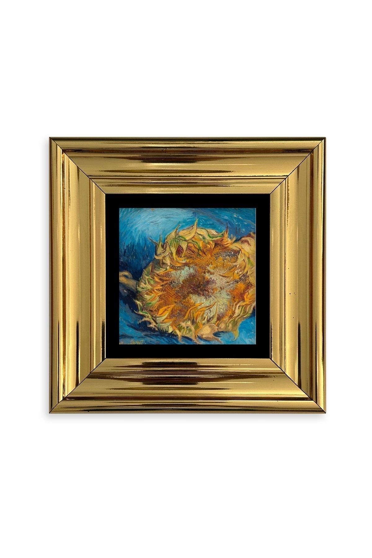 Van Gogh Çerçeveli Taş Tablo 20 cm