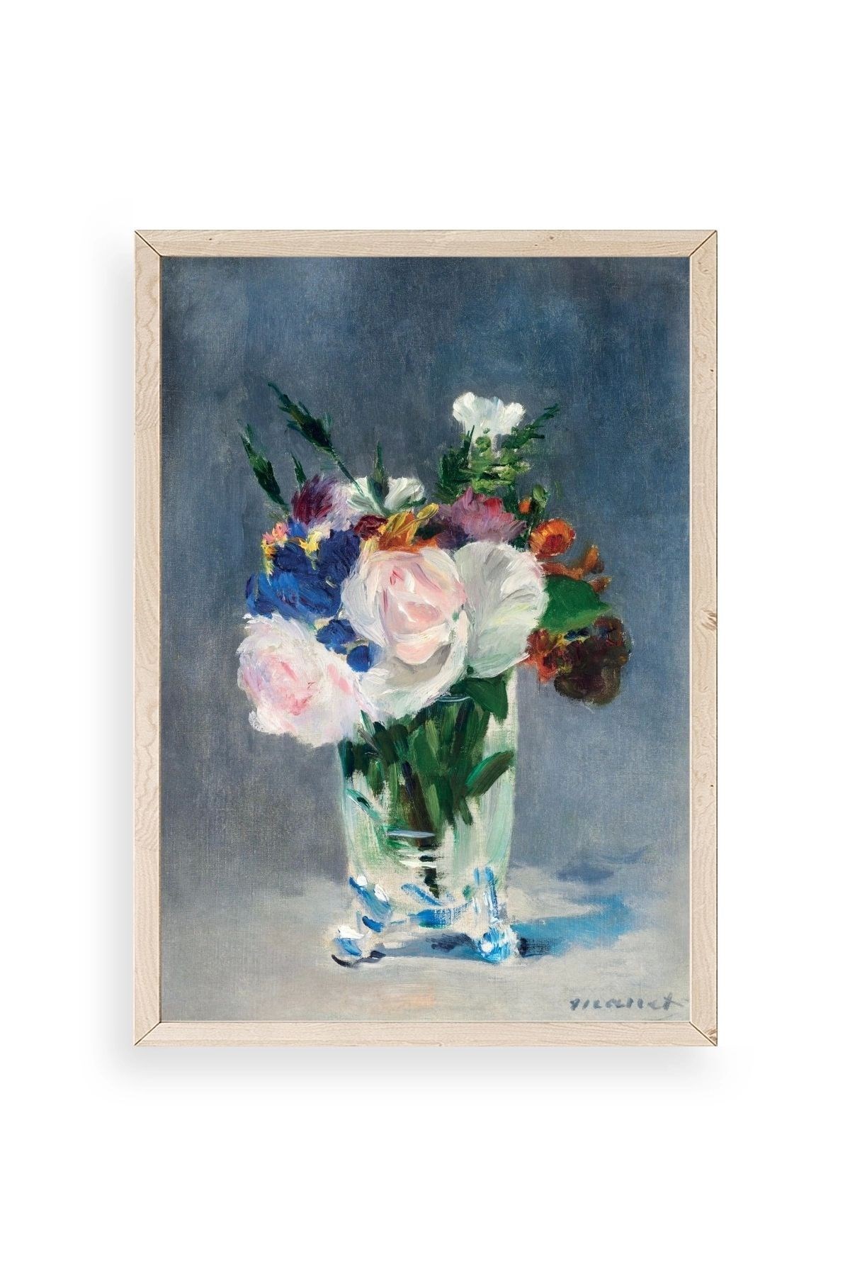 Manet Ahşap Çerçeveli Tablo 30 x 42