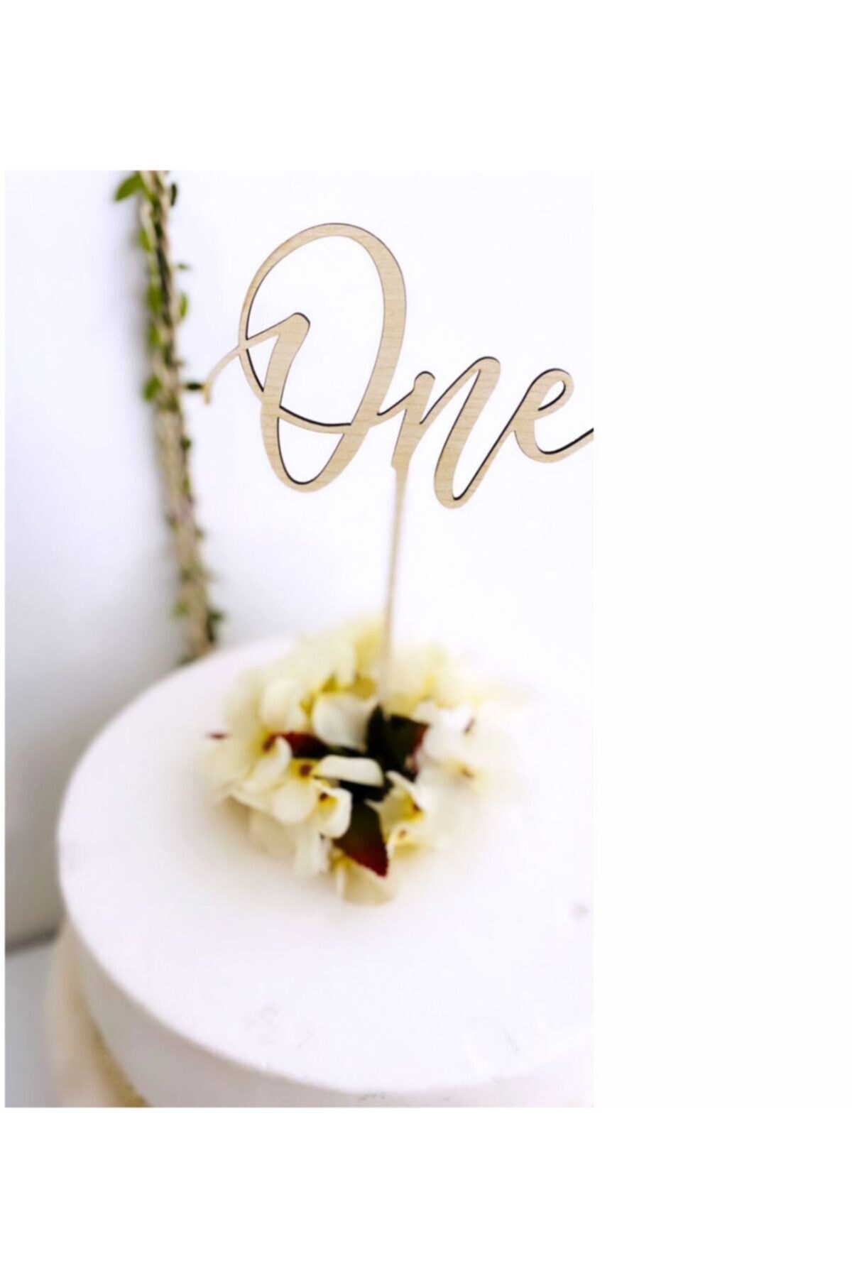 Ahşap One Pasta Süsü