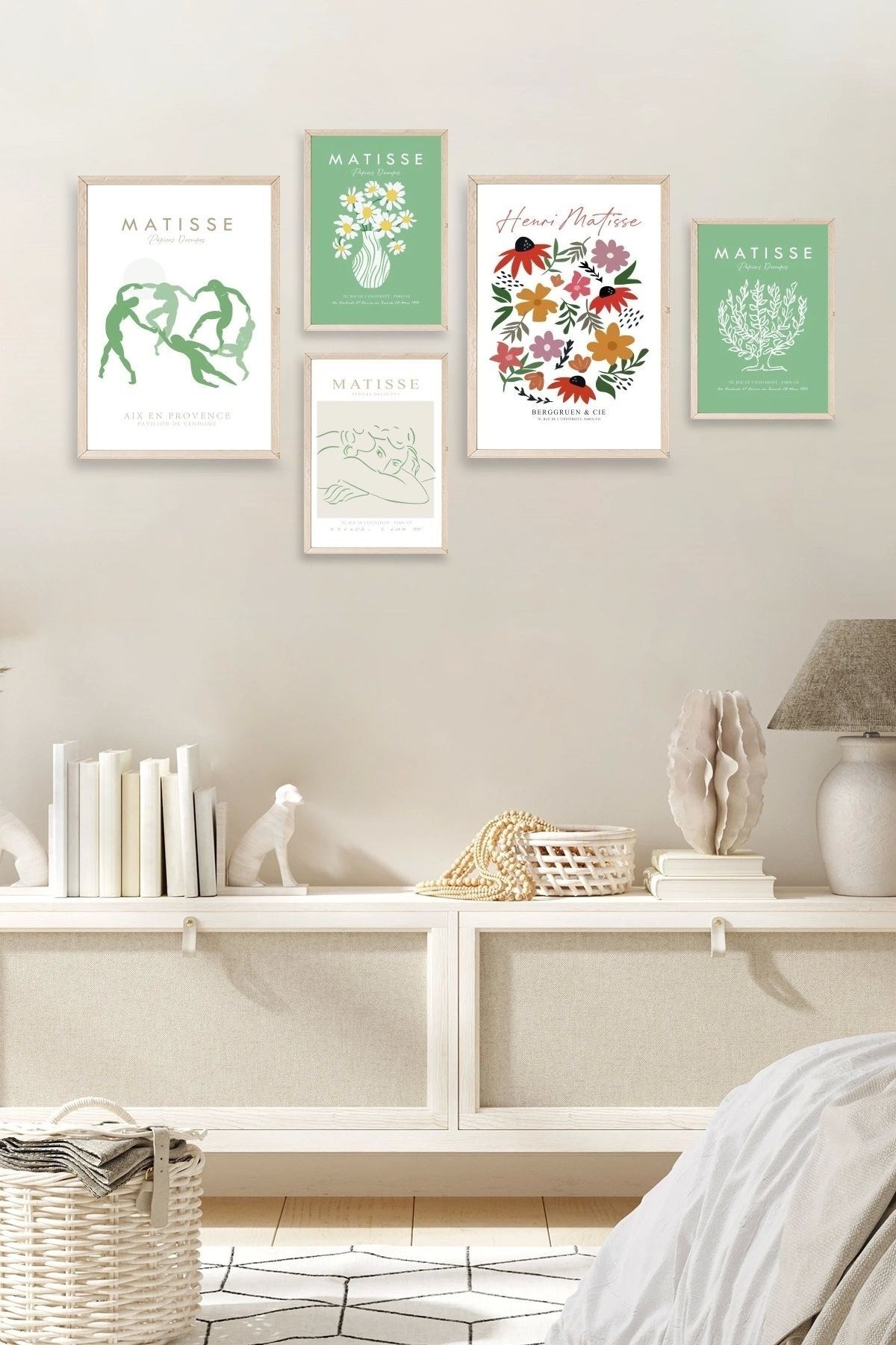 Matisse 5'li Tablo 30 x 40