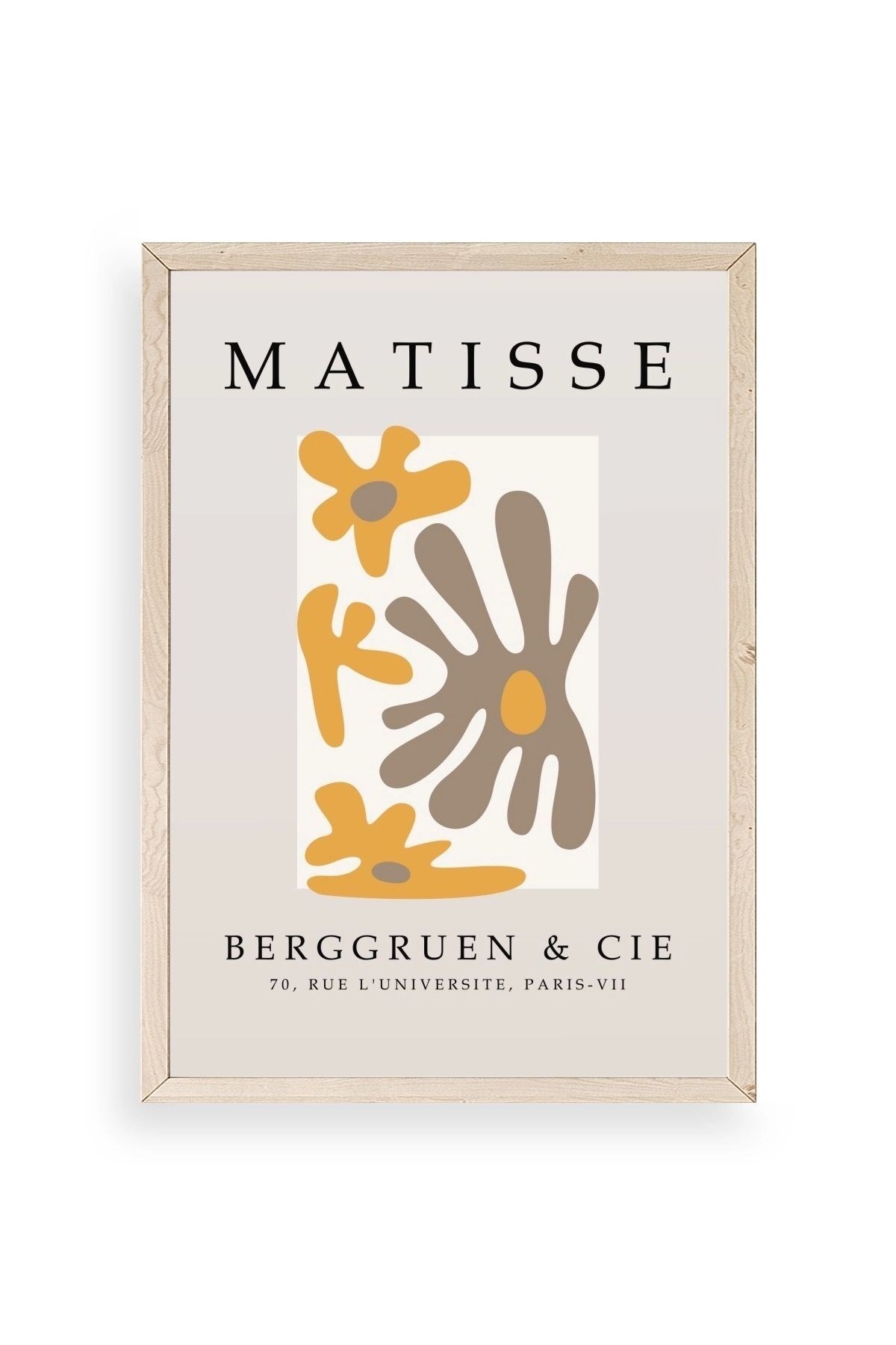 Çiçek Ahşap Çerçeveli Tablo 30 x 42