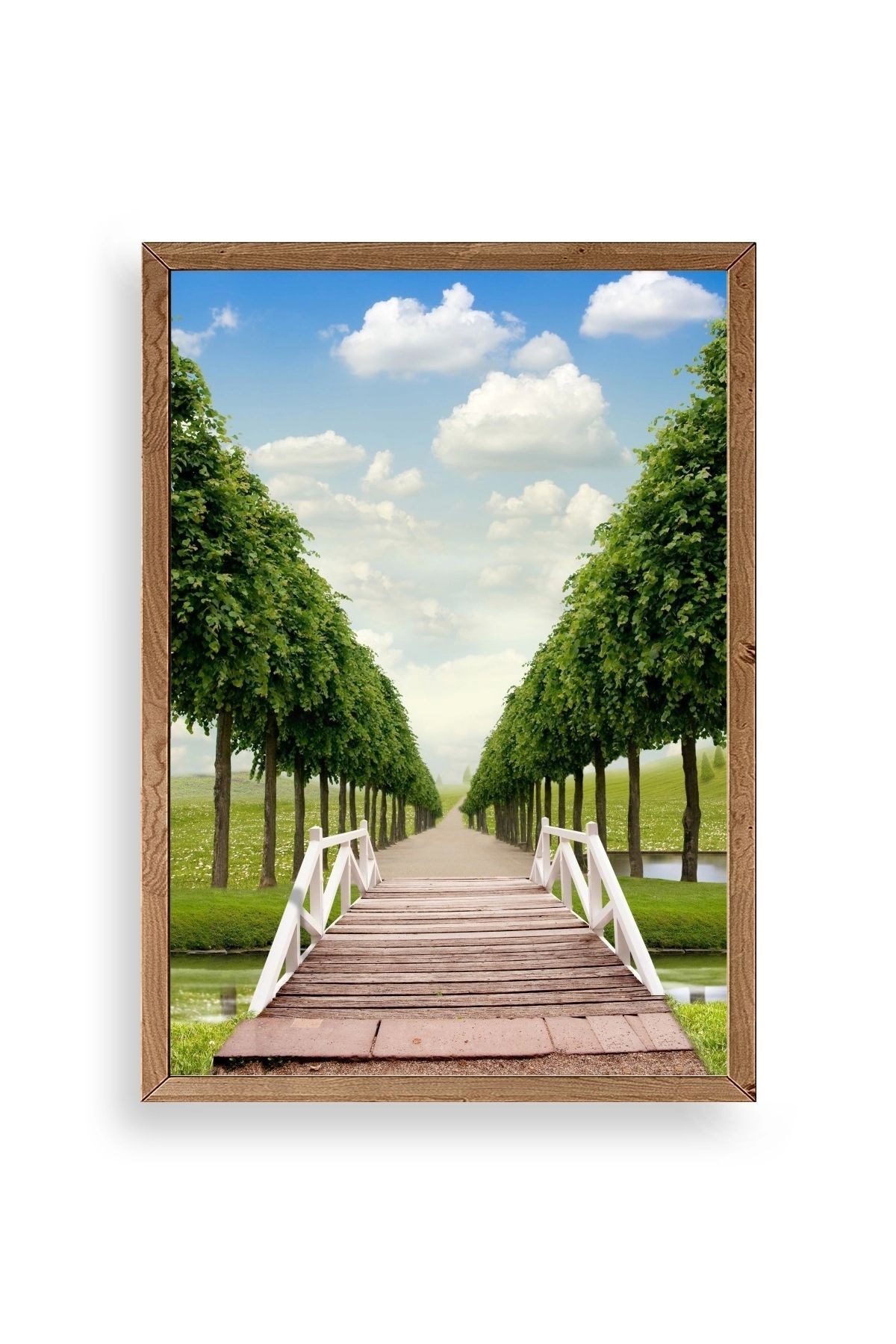 Manzara Ahşap Çerçeveli Tablo 30 x 42