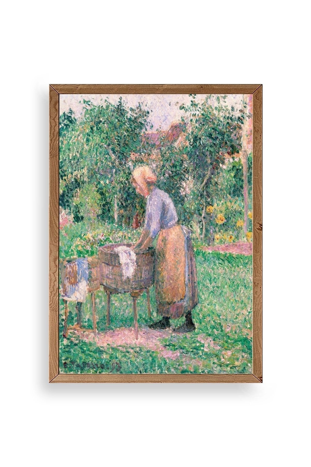 Camille Pissarro Ahşap Çerçeveli Tablo 17 x 23