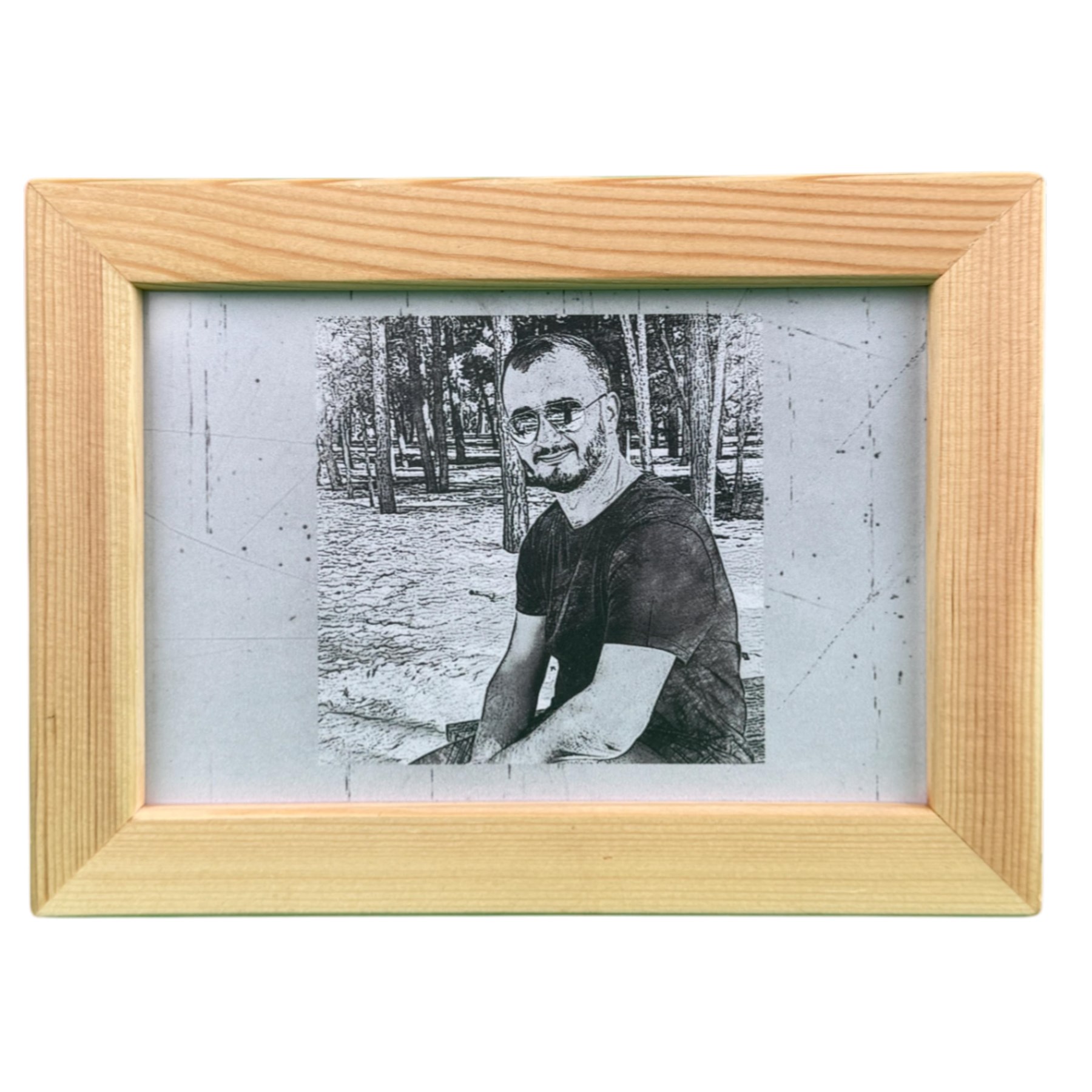 Çam Ağacı Kişiye Özel Çerçeve