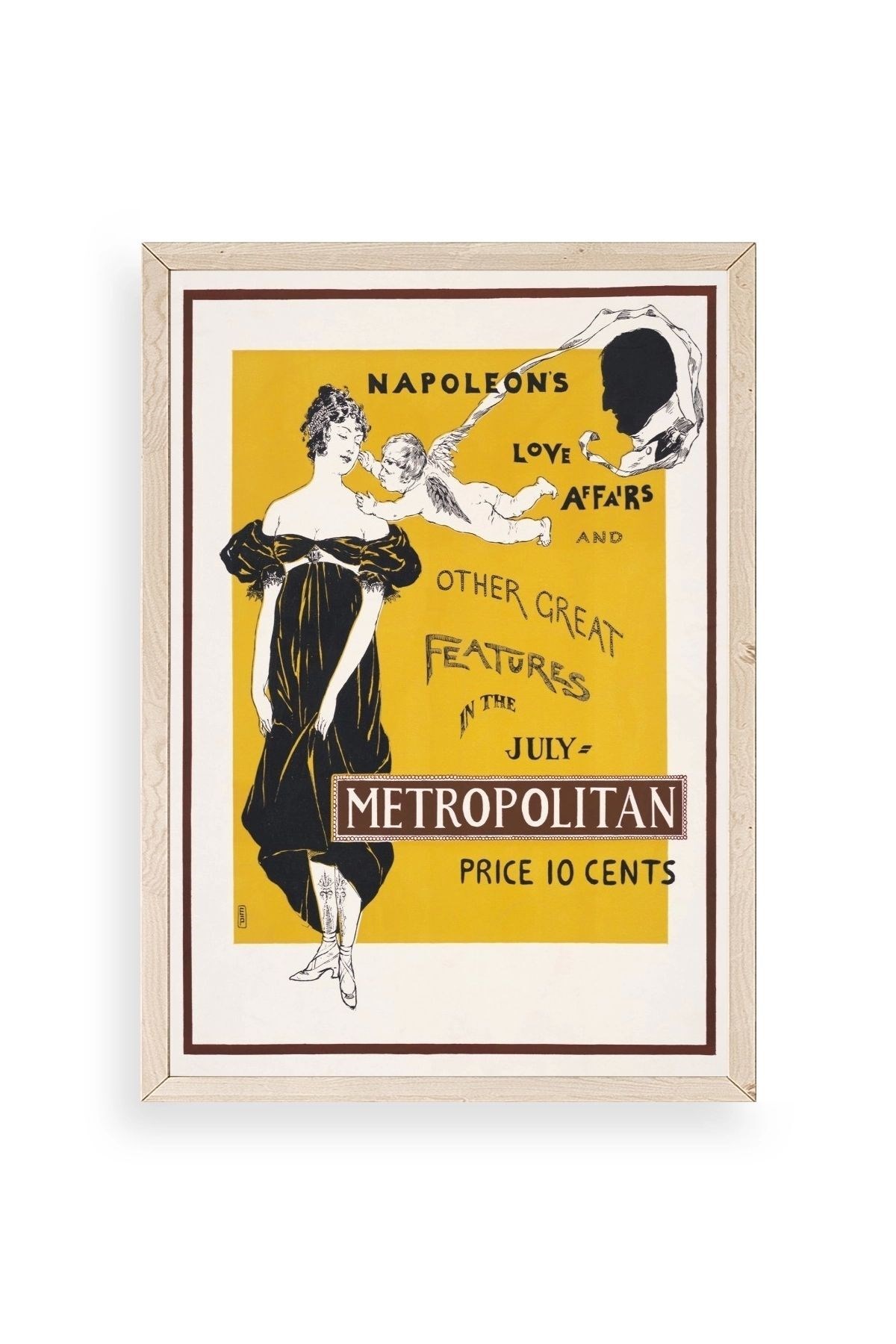 Metropolitan Ahşap Çerçeveli Tablo 50 x 70