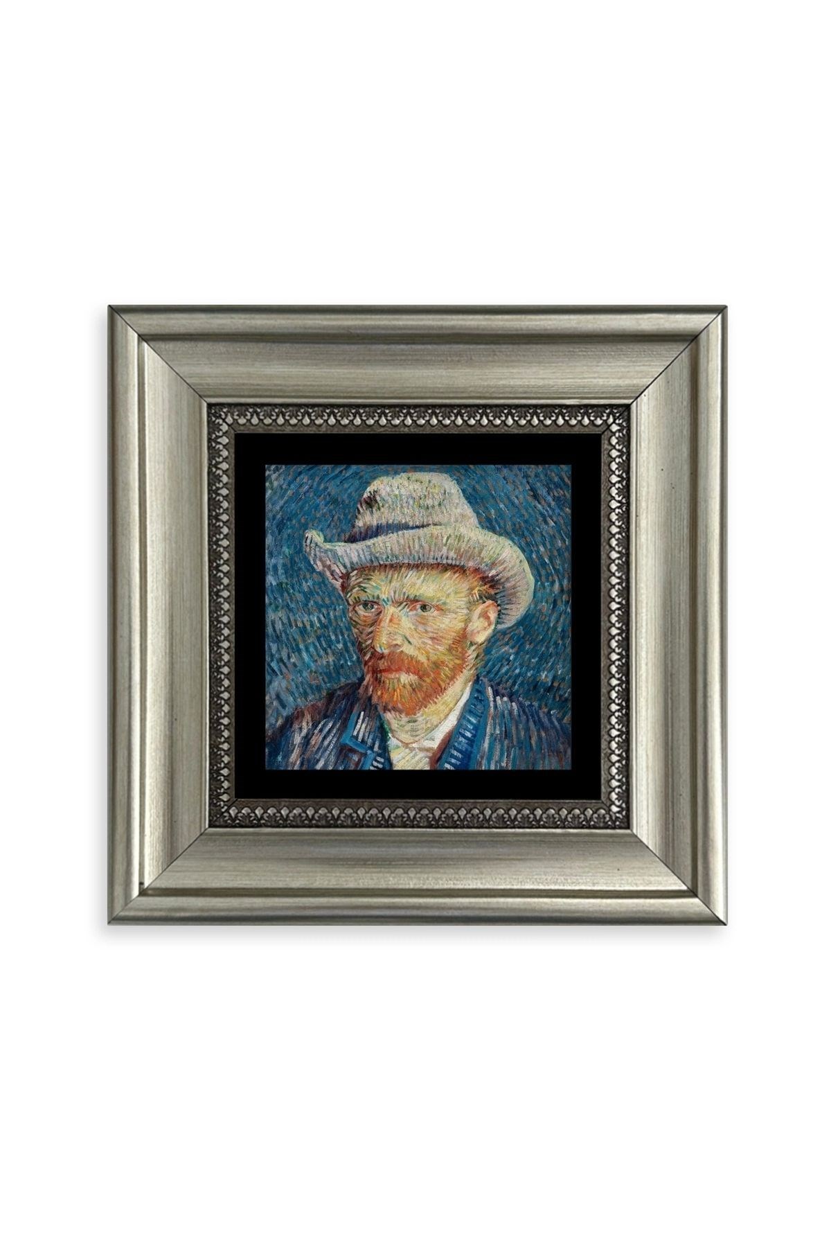 Van Gogh Çerçeveli Taş Tablo 20 cm