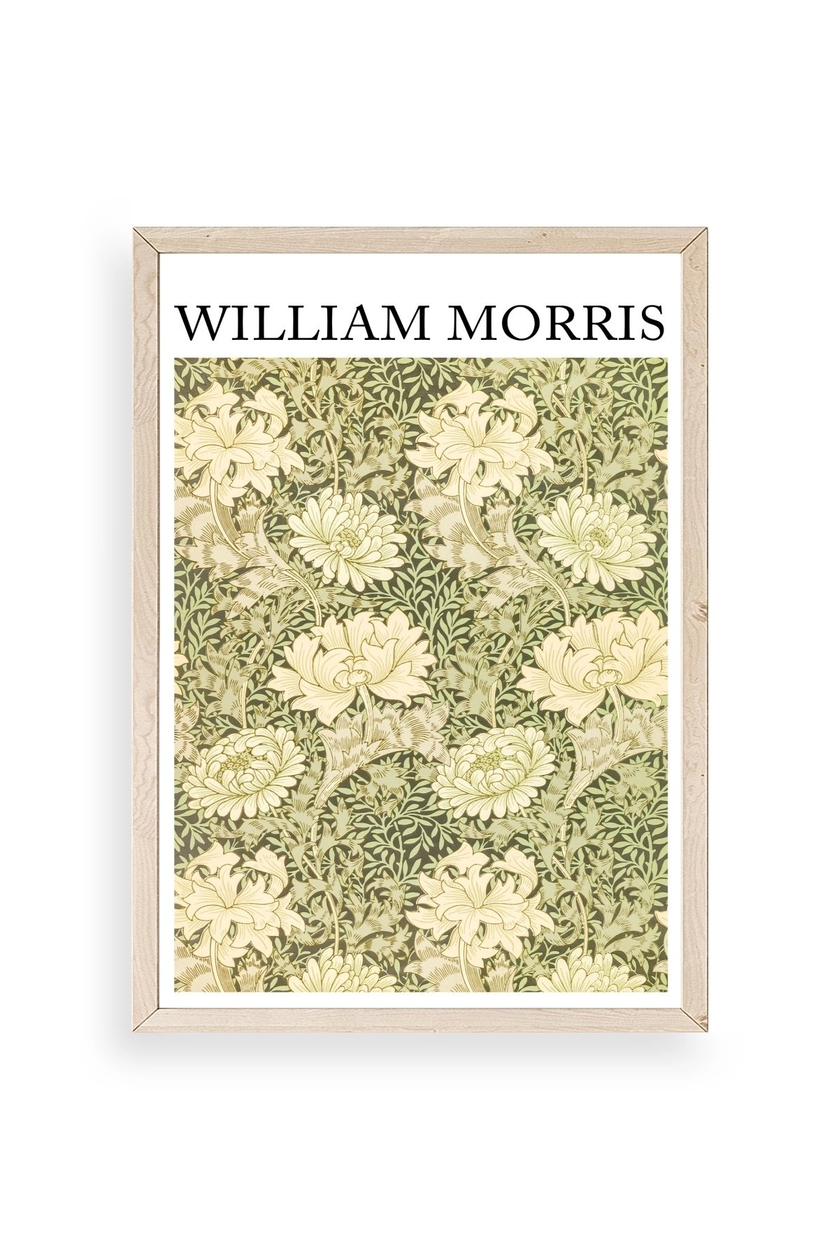 William Morris Ahşap Çerçeveli Tablo 30 x 42