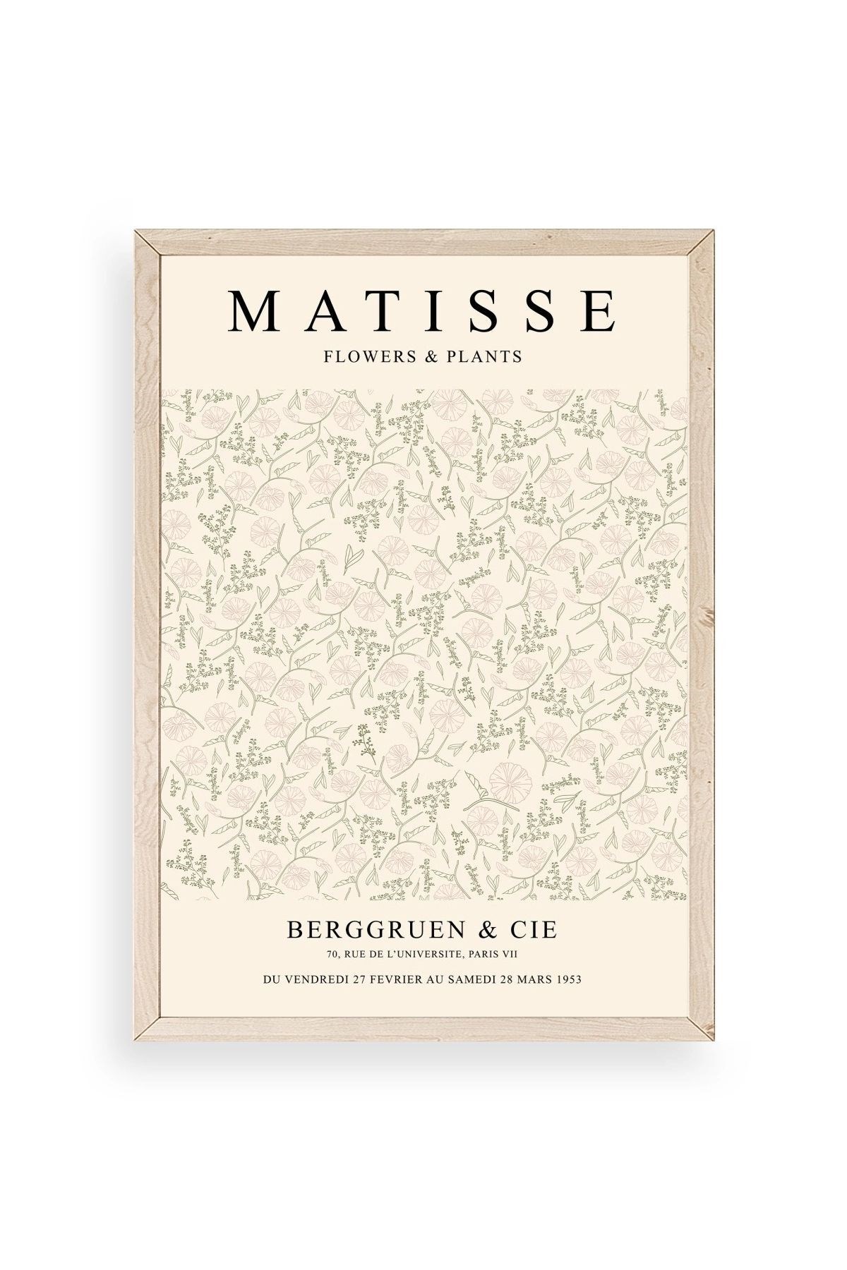 Matisse Ahşap Çerçeveli Tablo 23 x 30